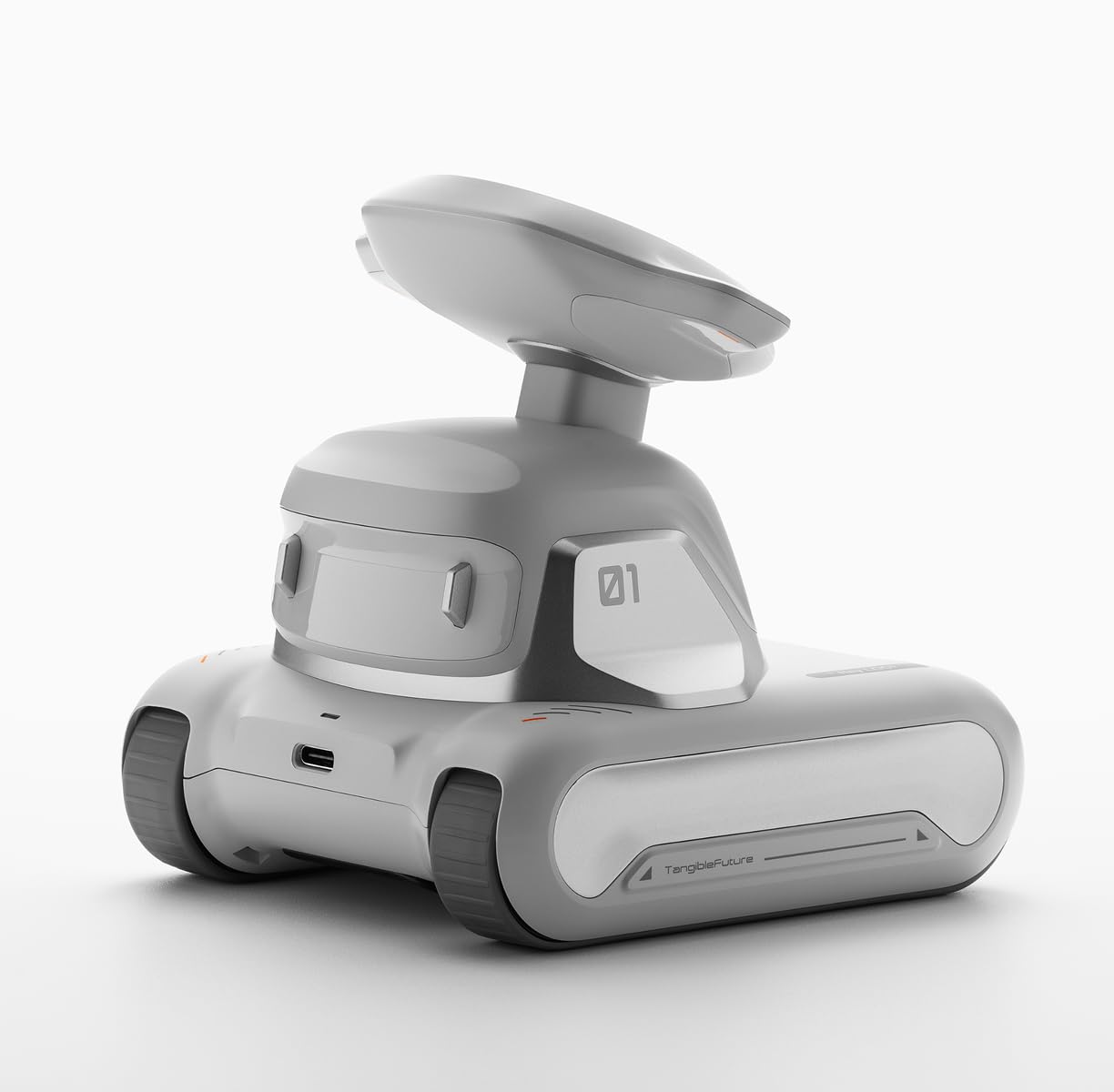 LOOI Robot-Starlight White-AI Desktop Companion,ChatGPT&Gemini Voice Interaction,Visual Understanding,Personality&Memory,10W Wireless Charging,Tech&Gadget Gift,Electronic pets,Toy,Geek,Desktop Setup