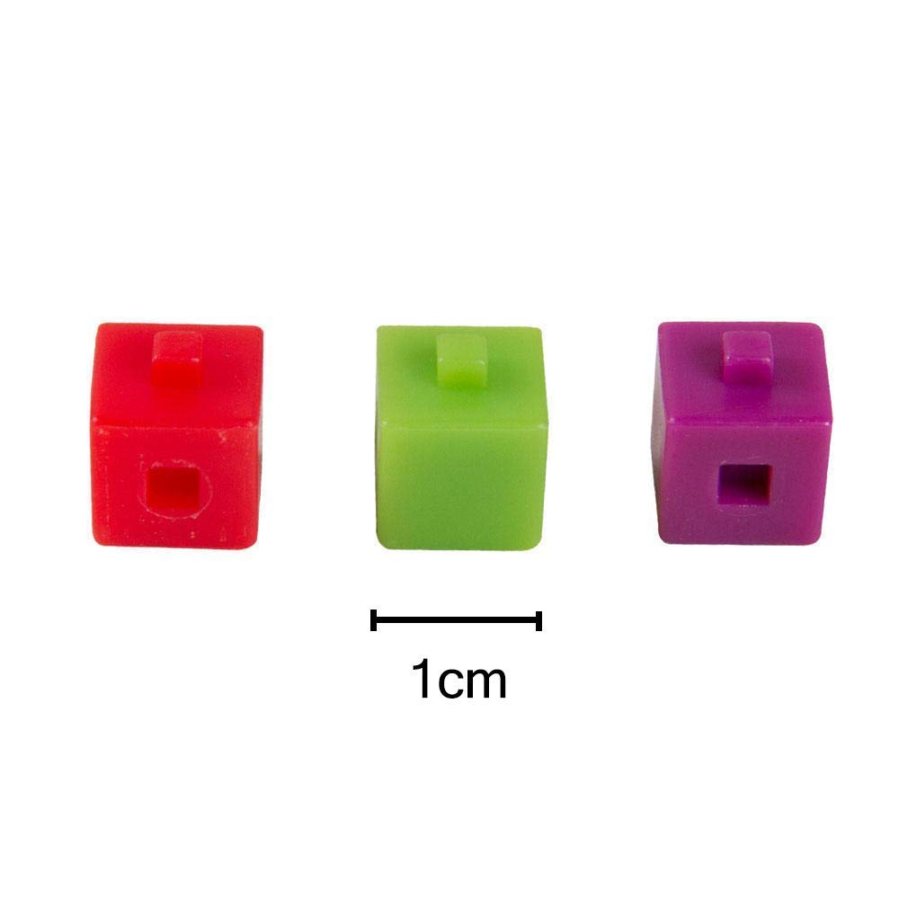 hand2mind Centimeter Connecting Cubes Set, Plastic Counting and Learning Manipulatives for Elementary Classrooms, Set of 500