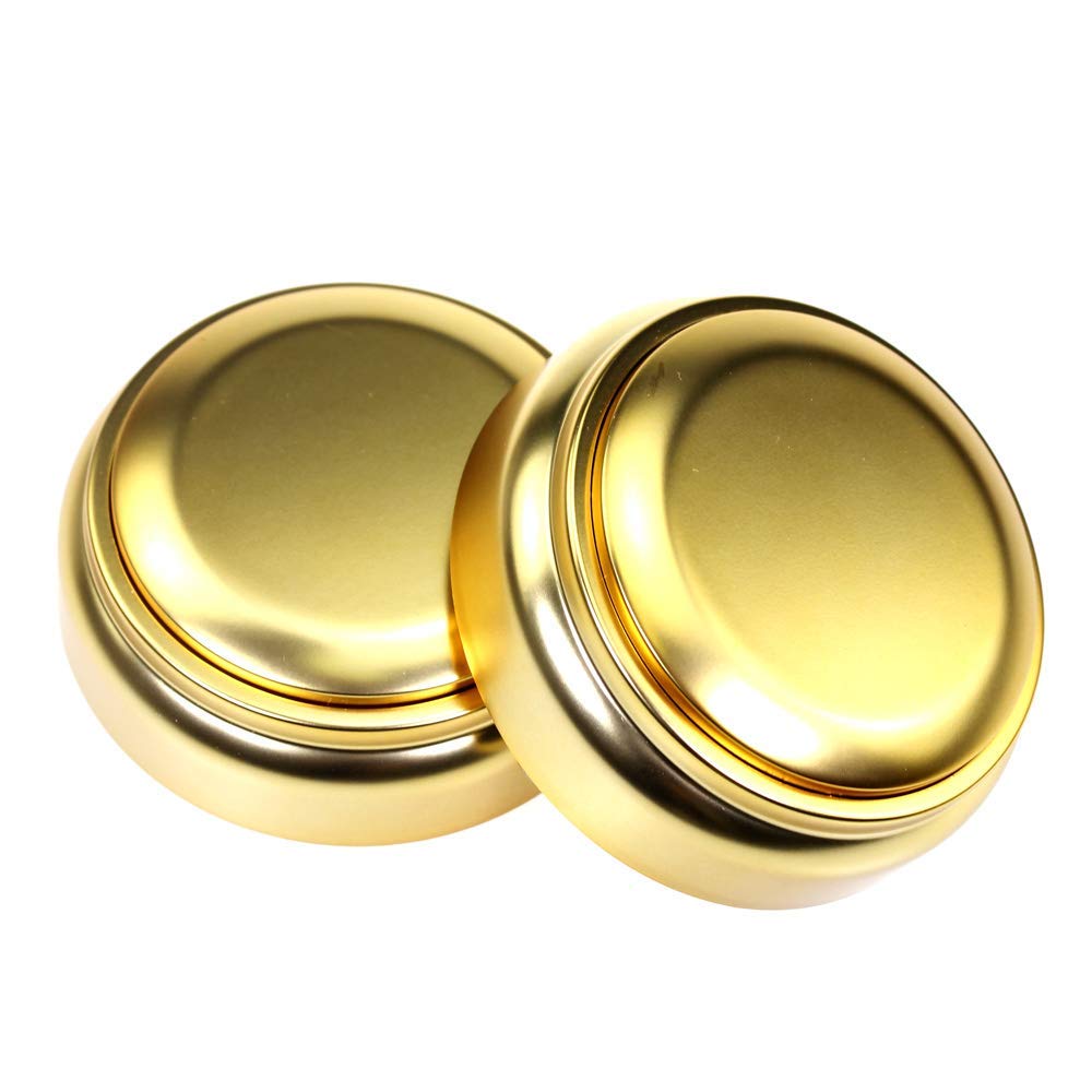 Voice Recorder Button,Talking Buttons,Record Sound Button for Gift Education, Easy Button,Funny Office Gift,Funny Button,30 Second Recording,Interesting Buttons (Gold)