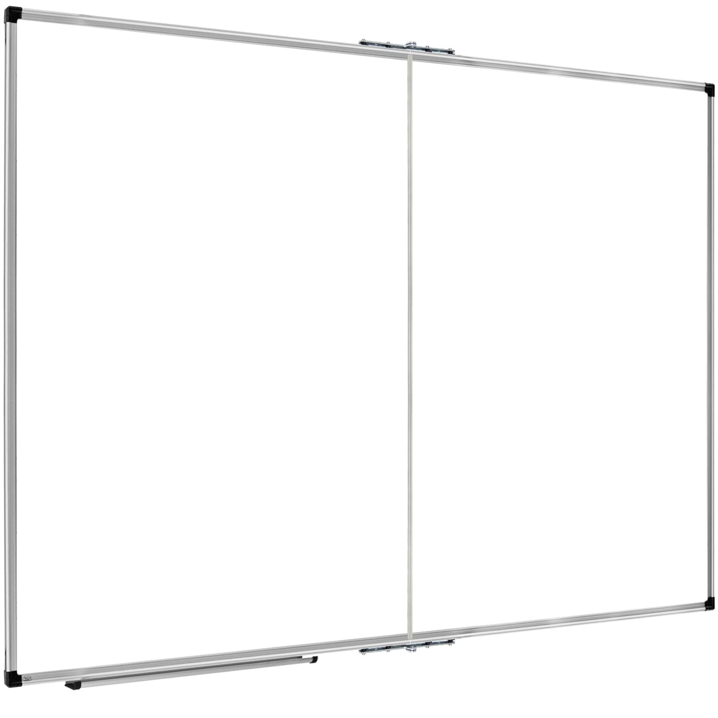 XBoard Magnetic Whiteboard 60 x 48 Inch, Dry Erase Board for Wall with Silver Aluminum Frame Foldable Presentation Board