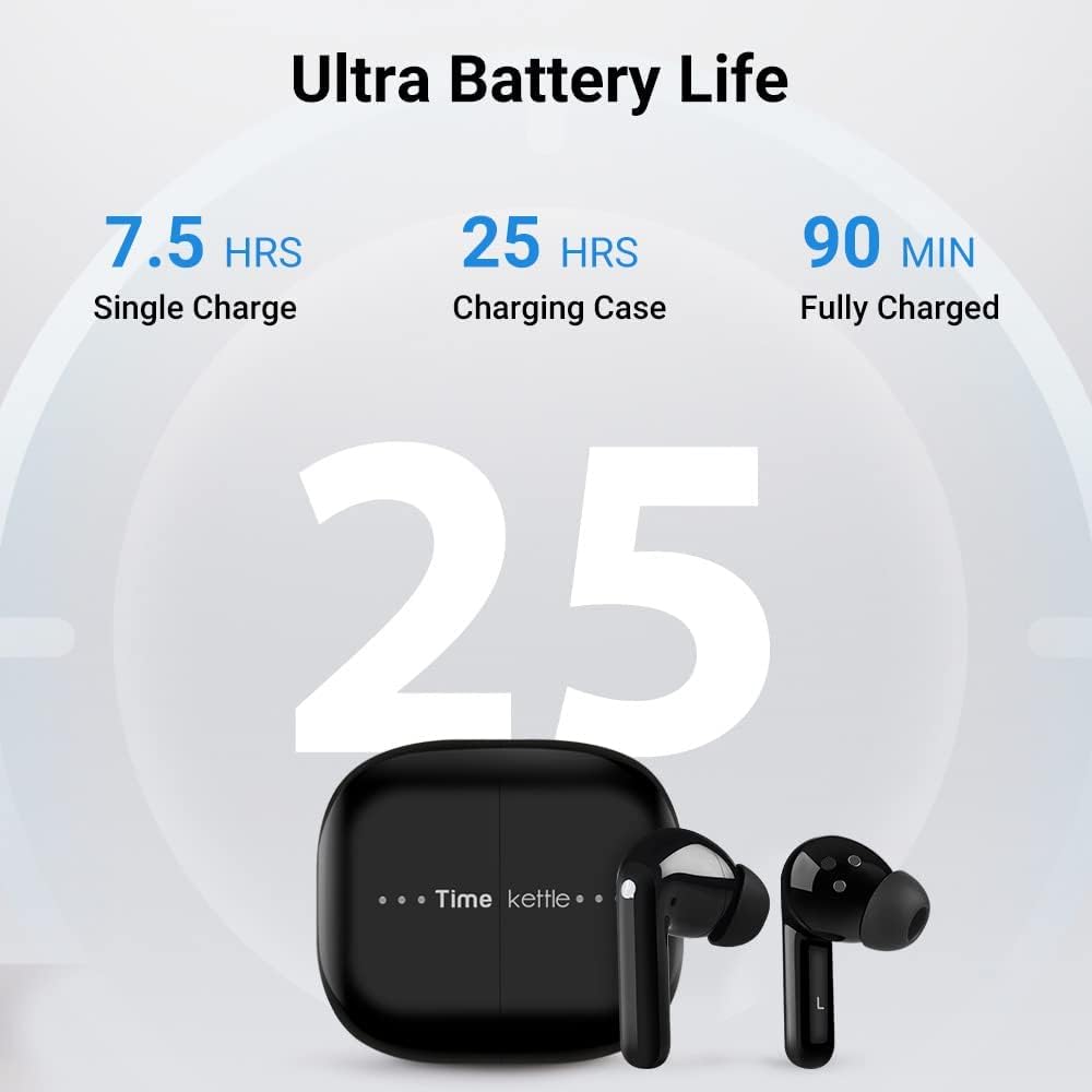 Timekettle M3 Language Translator Earbuds,Two-Way Translator Device with APP for 40 Languages Online,Voice Bluetooth Translator Earbuds,Compatible with iOS,Android (Online Version) Black
