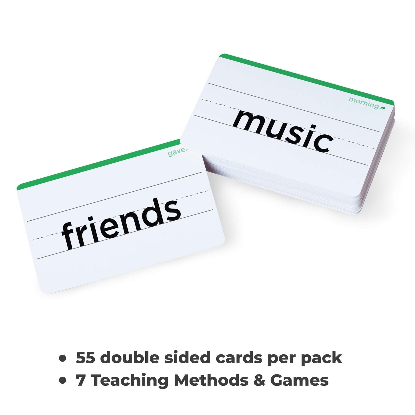 530 Sight Words Flash Cards for Kids Ages 3-9 Covers Pre K, Kindergarten, 1st, 2nd and 3rd Grade with 7 Educational Game Ideas - Homeschool Supplies Reading Tools for Kids