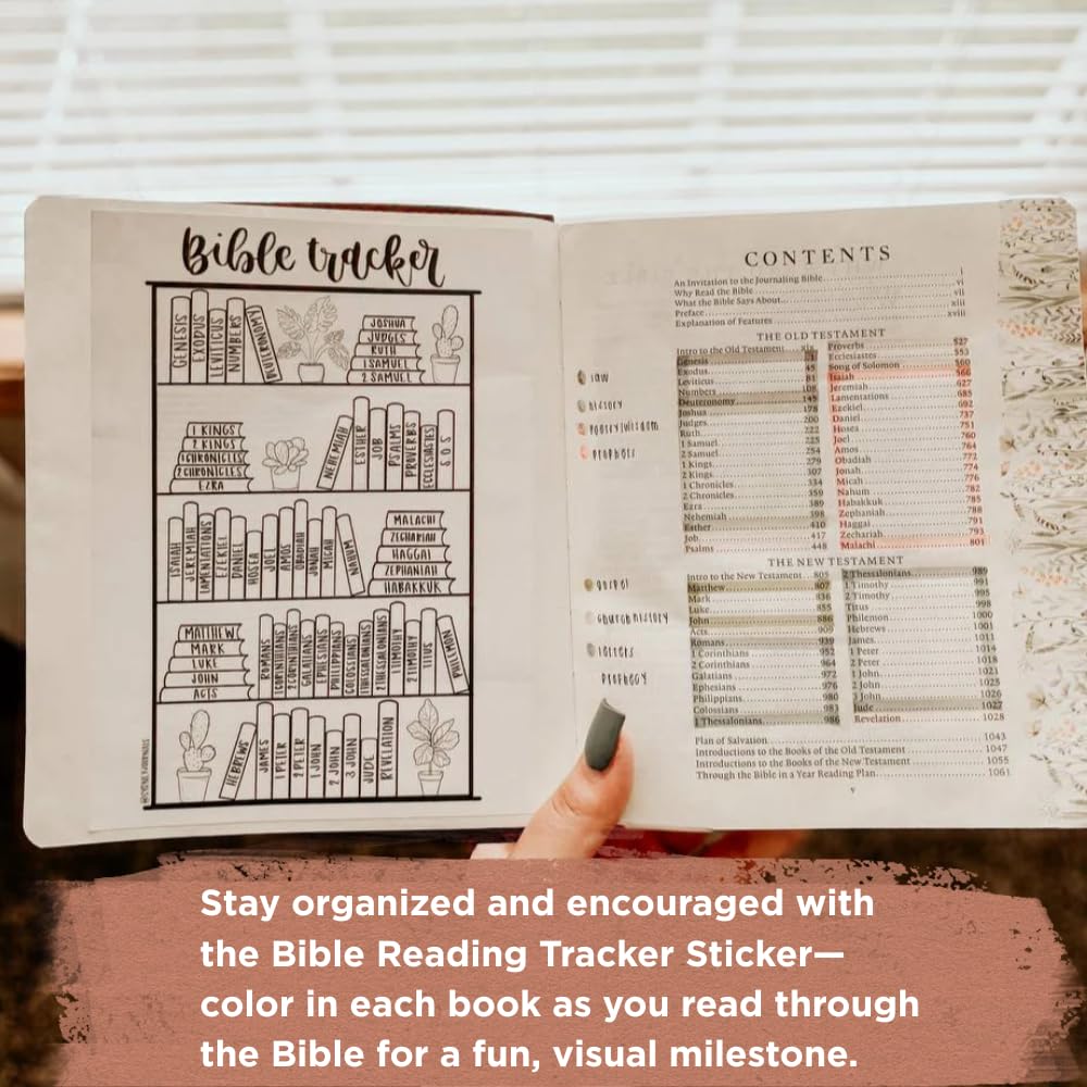 Mr. Pen- ESV Journaling Bible Gift Set for Women, 5-in-1 Note Taking Bundle, Aesthetic Highlighters Pens No Bleed, Tabs, Transparent Sticky Notes, Reading Tracker, Bible Study Accessories