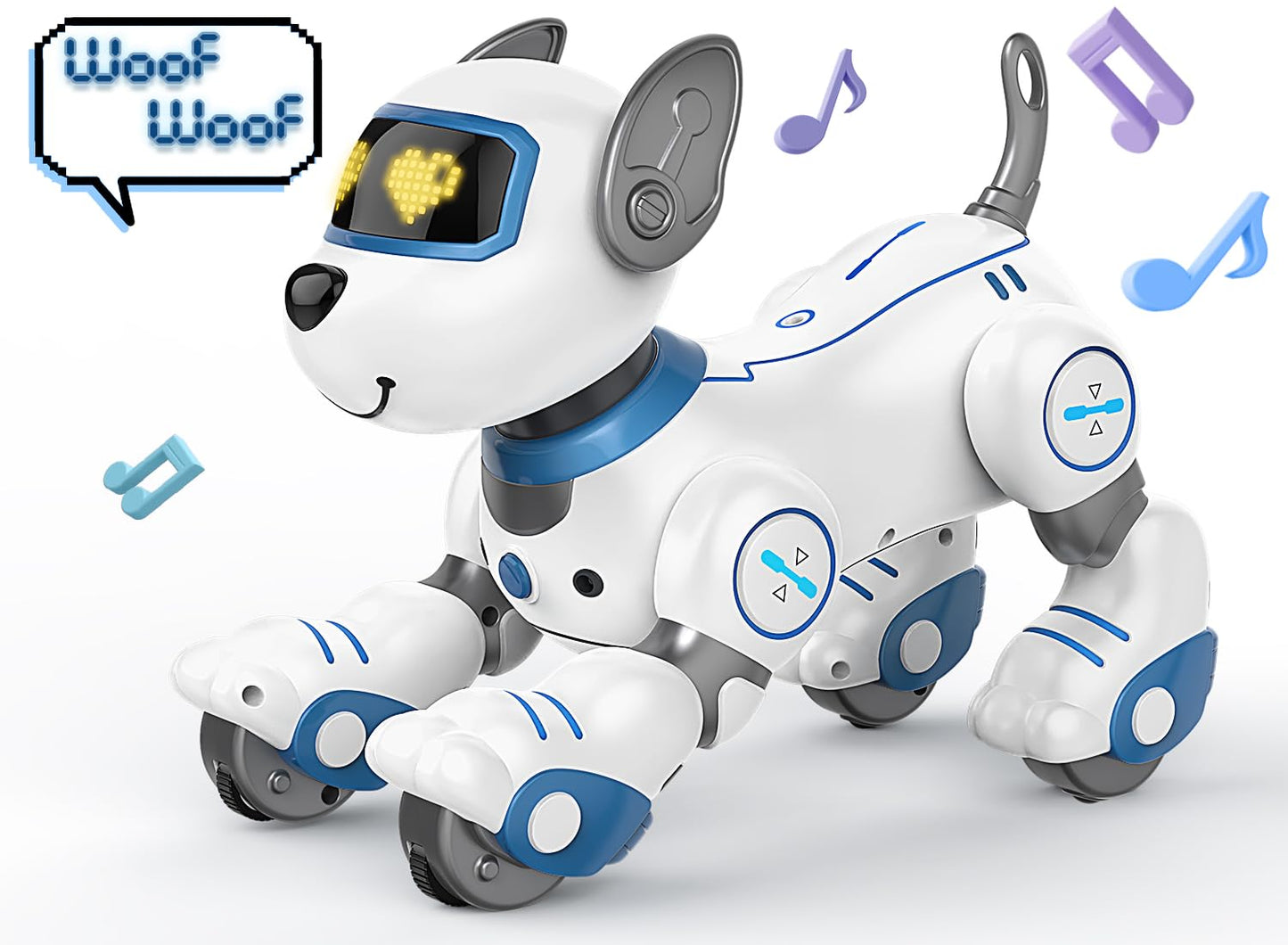 great dachong Robot Dog Toy for Kids 3-12: Remote Control Interactive Robot Puppy with Touch & Follow, Programmable Tricks, Dancing & Walking, Birthday Gift for Smart Boys & Girls