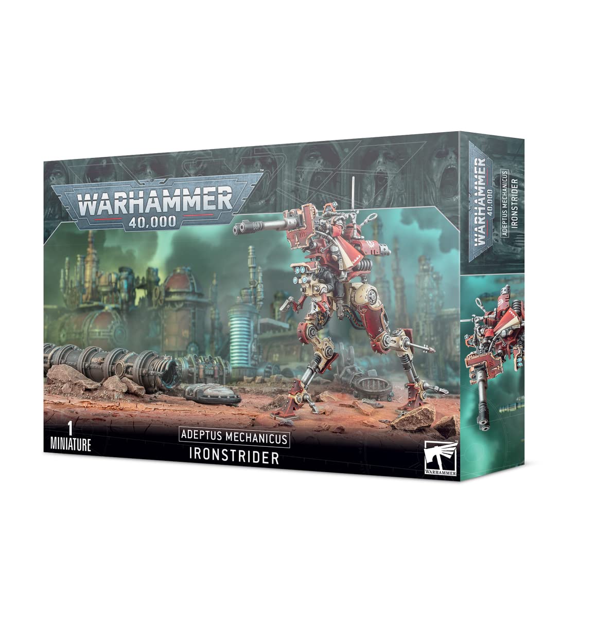 Games Workshop 99120116017" Adeptus Mechanicus Ironstrider Figure, Black for ages 12 years to 99 years