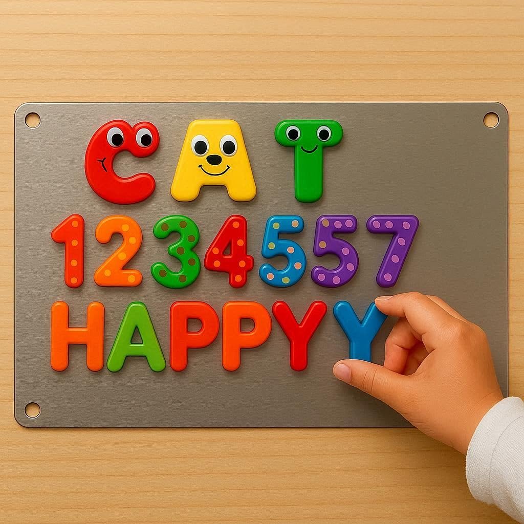 17.1" x 11.8" 2 Pack Alloy Steel Magnetic Board - Magnet Bulletin Board to Display Magnetic Letters Numbers Animal, Poetry, Spice Jars, Notes, Photos, Suitable for Wal (2)