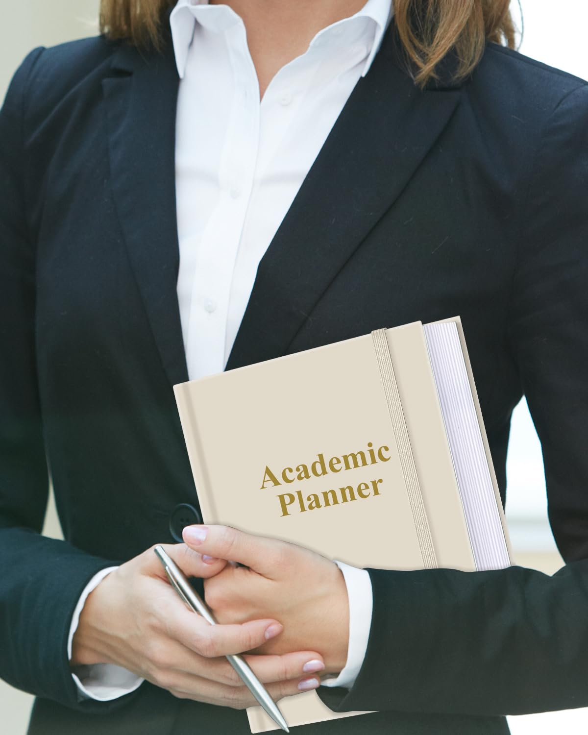 Academic Planner for 2026-2027 or Anytime – 5.8" x 8.5" Undated Weekly Student Planner For Homeschool, High School, College & Nursing Students, 200 Pages, Beige