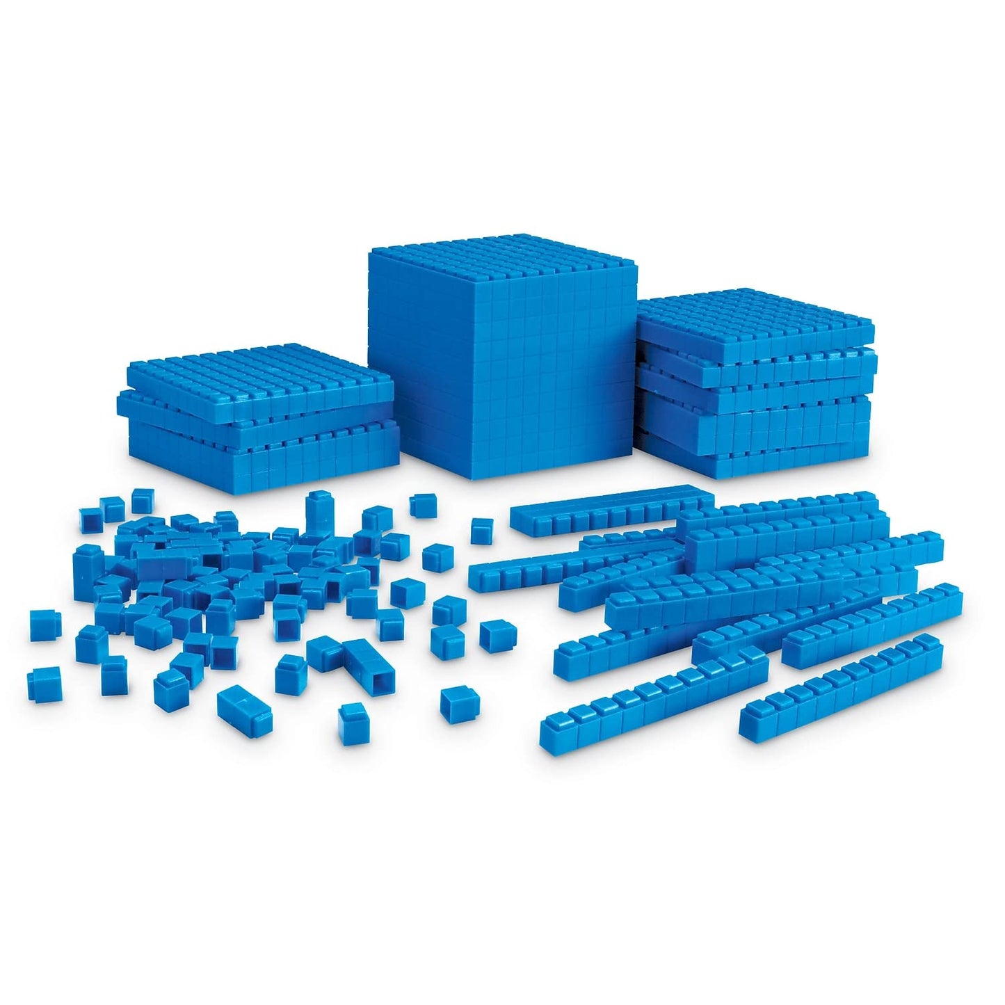 Learning Resources Interlocking Base Ten Starter Set, Early Math, Counting, Connecting Blocks, 141 Piece Set, Ages 6+