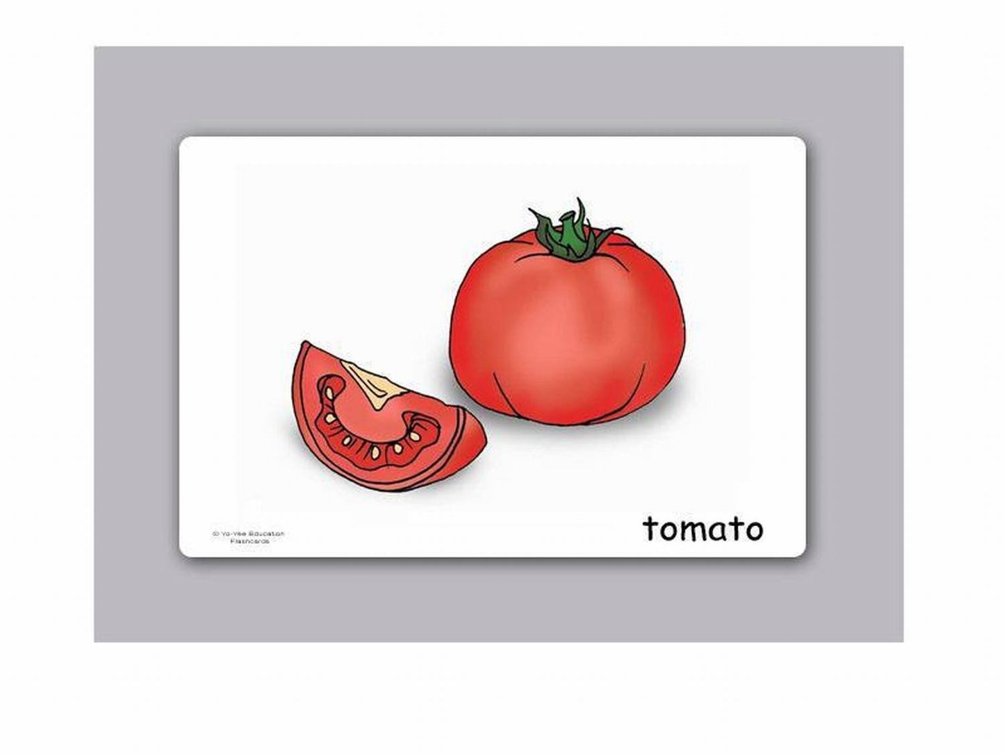 Yo-Yee Flash Cards - Vegetables and Health Food Picture Cards for Language Learning for Toddlers, Kids, Children and Adults - Including Teaching Activities and Game Ideas and More