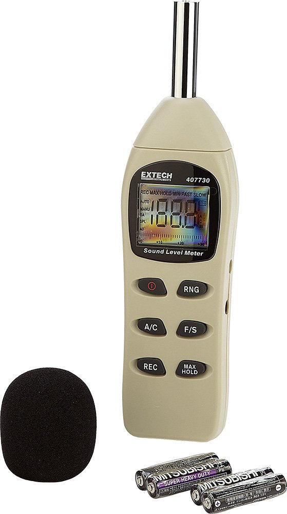 Extech 407730 Digital Sound Level Meter 40-130dB