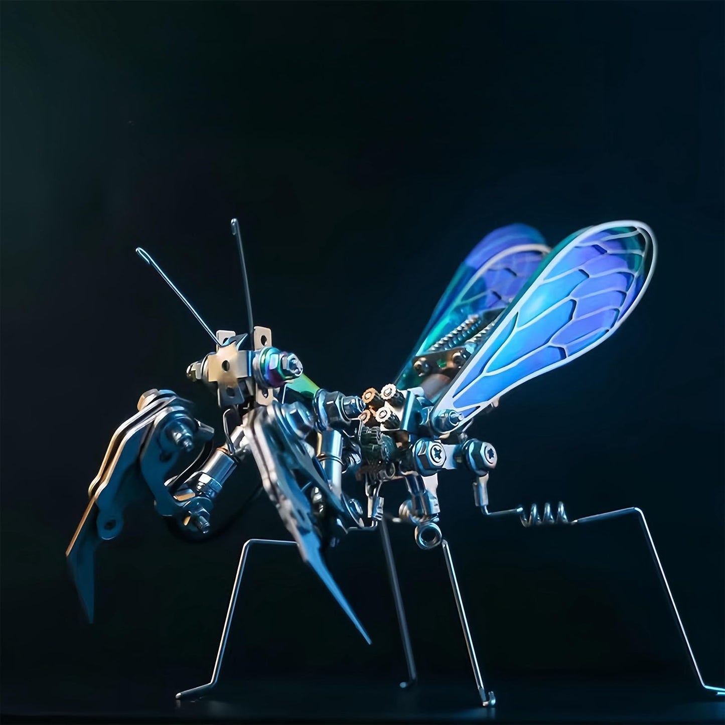 Adult 3D Metal Puzzle, Punk Mantis Metal Model Set,3D Puzzle Mechanical Insect Building Blocks, Fun DIY Assembly, high-end Men's Gifts.