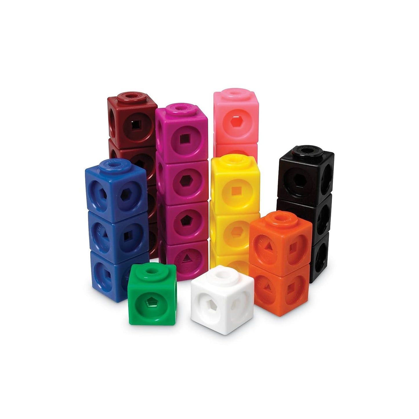 Learning Resources MathLink Cubes - Classroom Must Haves, Preschool Activities, Teacher School Supplies, Toddler Montessori Toys, Math Manipulatives, Grades K+, Ages 4+