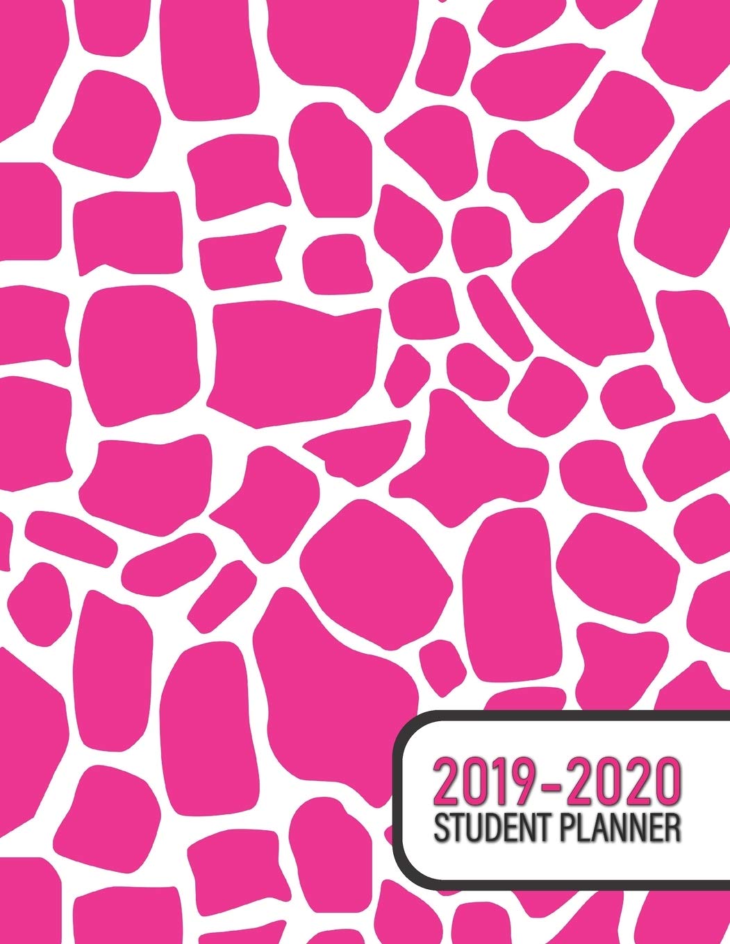 2019 - 2020 Student Planner: Pink and White Giraffe - Assignment Tracker, Essay Planner, Chapter Log, Grade Tracker, To-Do Lists, Note Pages, and Project Management