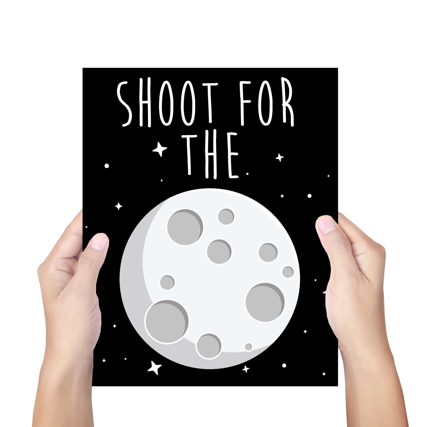 TnT Prints Space Wall Art for Kids, Solar System Posters for children, Posters for Boys or Girls Room - Unframed Set of 4 (8x10)