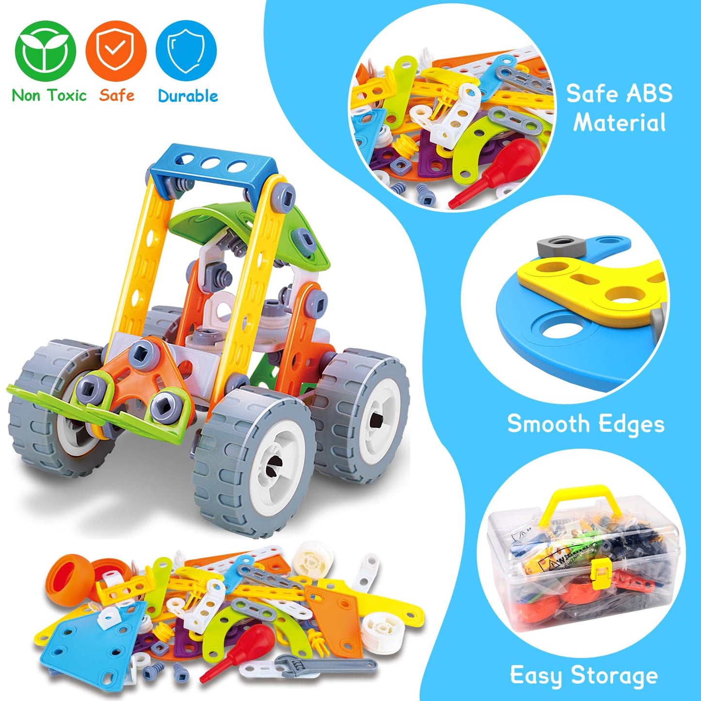 10 in 1 STEM Toys for 4 5 6 7 8+ Year Old Boy Girl Birthday Gifts Building Toys Stem Kits Activities for Kids Ages 4-8 5-7 6-8 Educational Learning Boy Toys Age 3-5 4-6 8-10 Engineering Creative Games