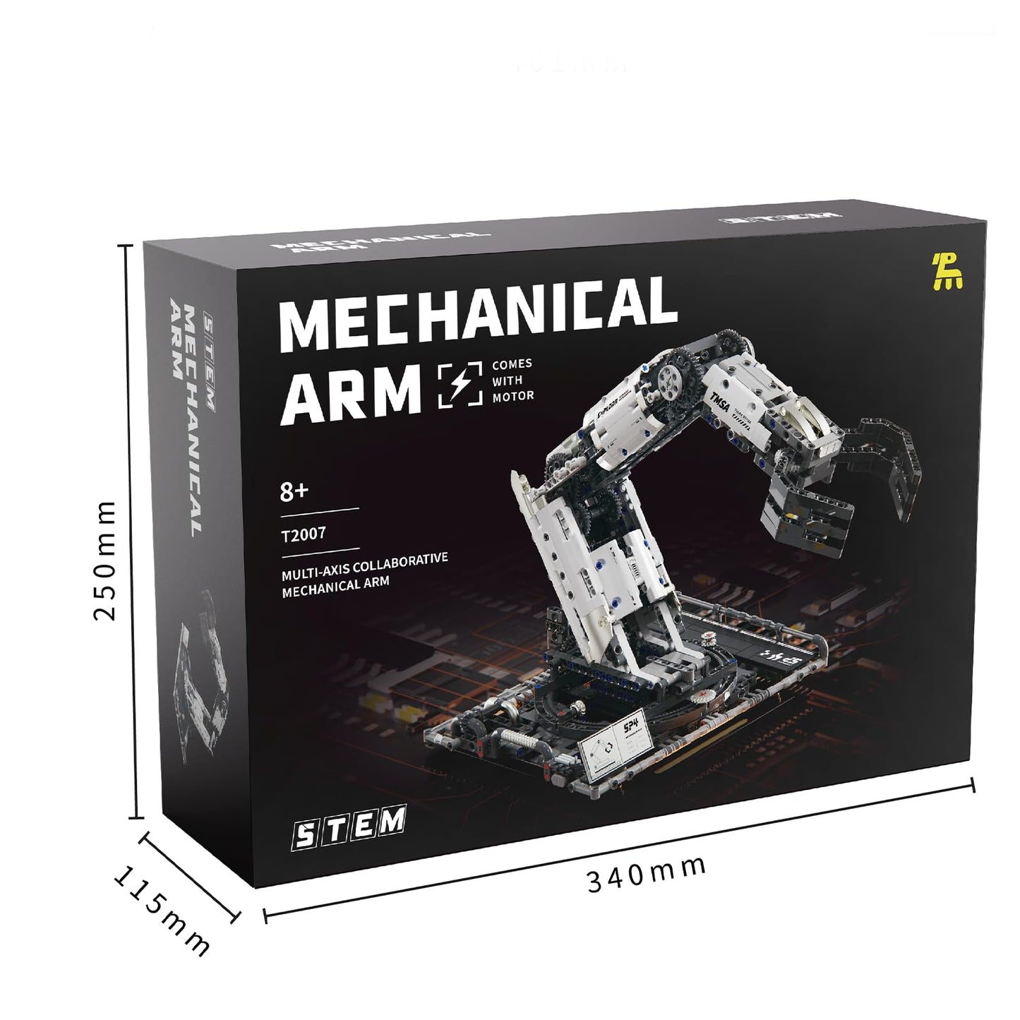 Robotic Arm Building Blocks Set, Programmable Stem Toys for Ages 8-13, Technic Coding Robot Toys for Kidults, 1029 Pcs Educational Projects for School, APP & Remote Control with Rechargeable Battery