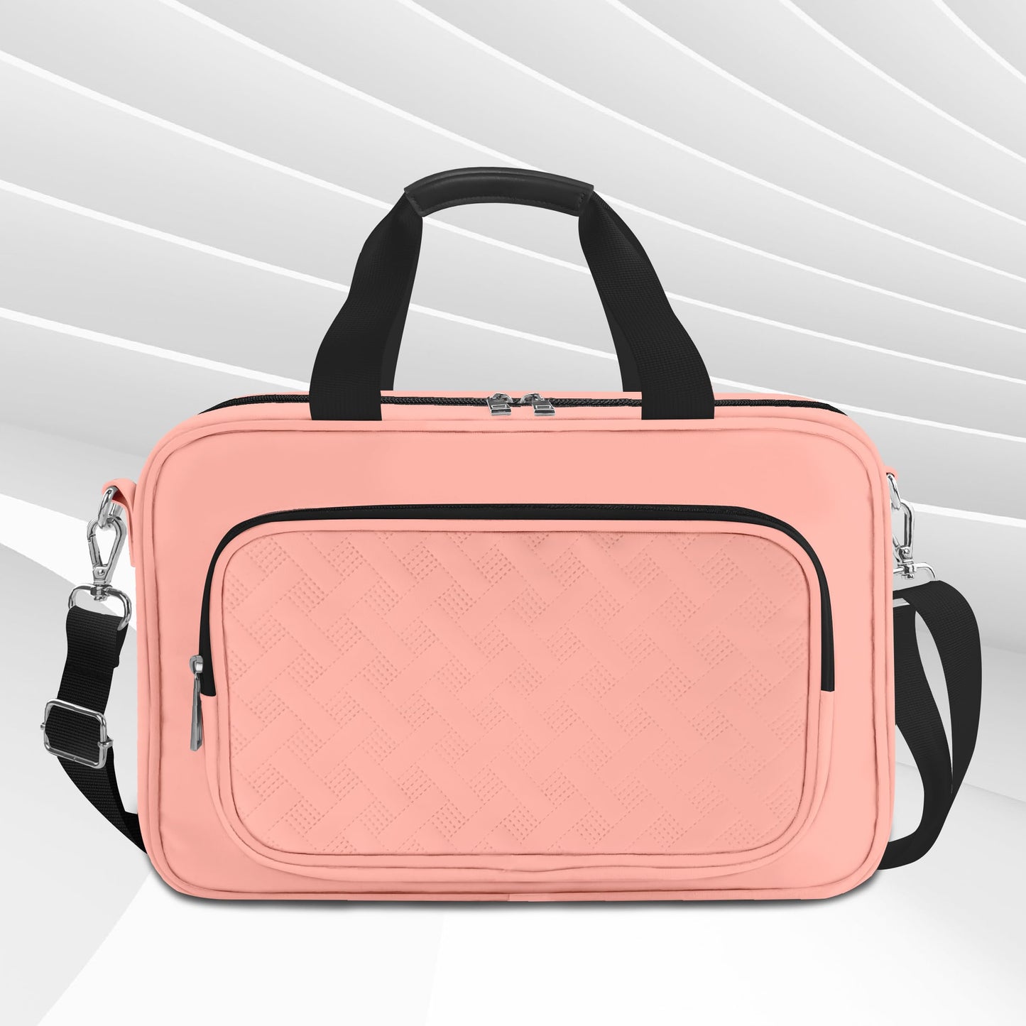 LAOTANGJIA Bible Cover,Pink Large Bible Bag for Women, Study Supplies Journaling Kit Book Carrying Case with Bible Highlighters Shoulder Strap Christian Gifts