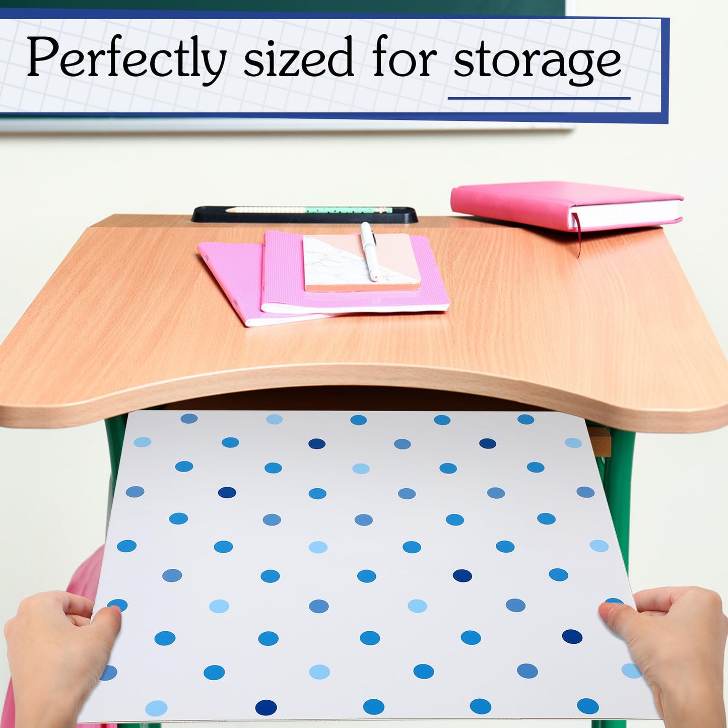 SATINIOR 24 Pcs Privacy Folders for Students, Desk Dividers for Classroom Testing, Student Privacy Boards Classroom Must Have, School Teacher Supplies