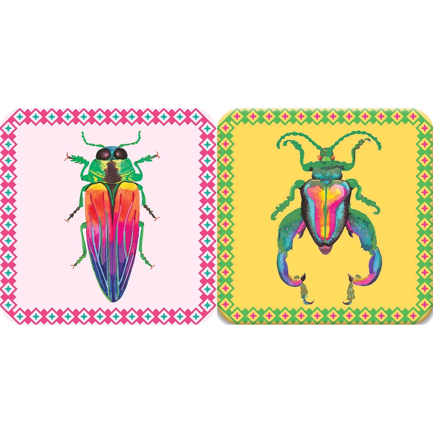 eeBoo: Memory & Matching Game- Little Beetles- 18 Illustrated Matching Pairs, Concentration Tile Game, Informative Insert, Kids Ages 3+, 1-4 Players