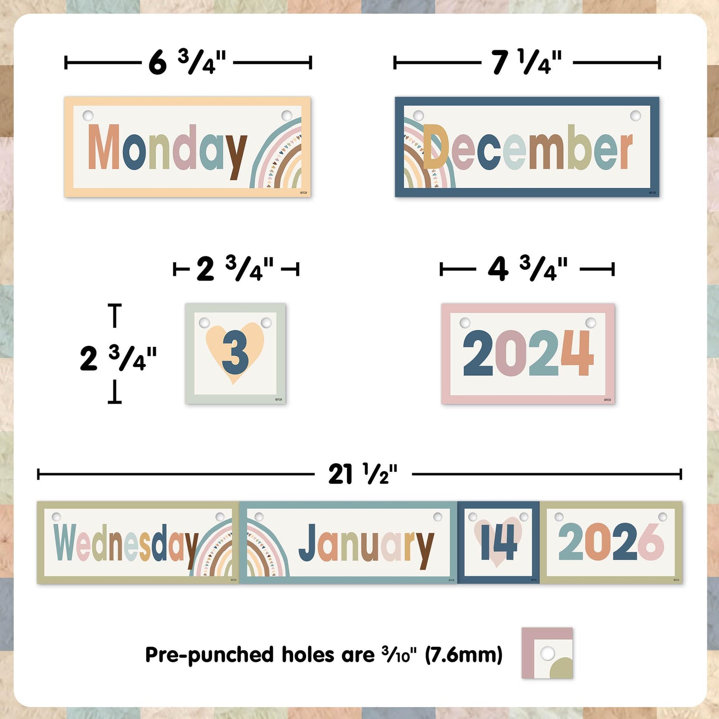 Teacher Created Resources Everyone is Welcome Flip Calendar