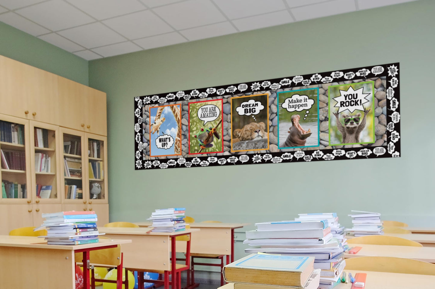 Teacher Created Resources Go Wild Animals Educational Poster Pack (TCR6824)
