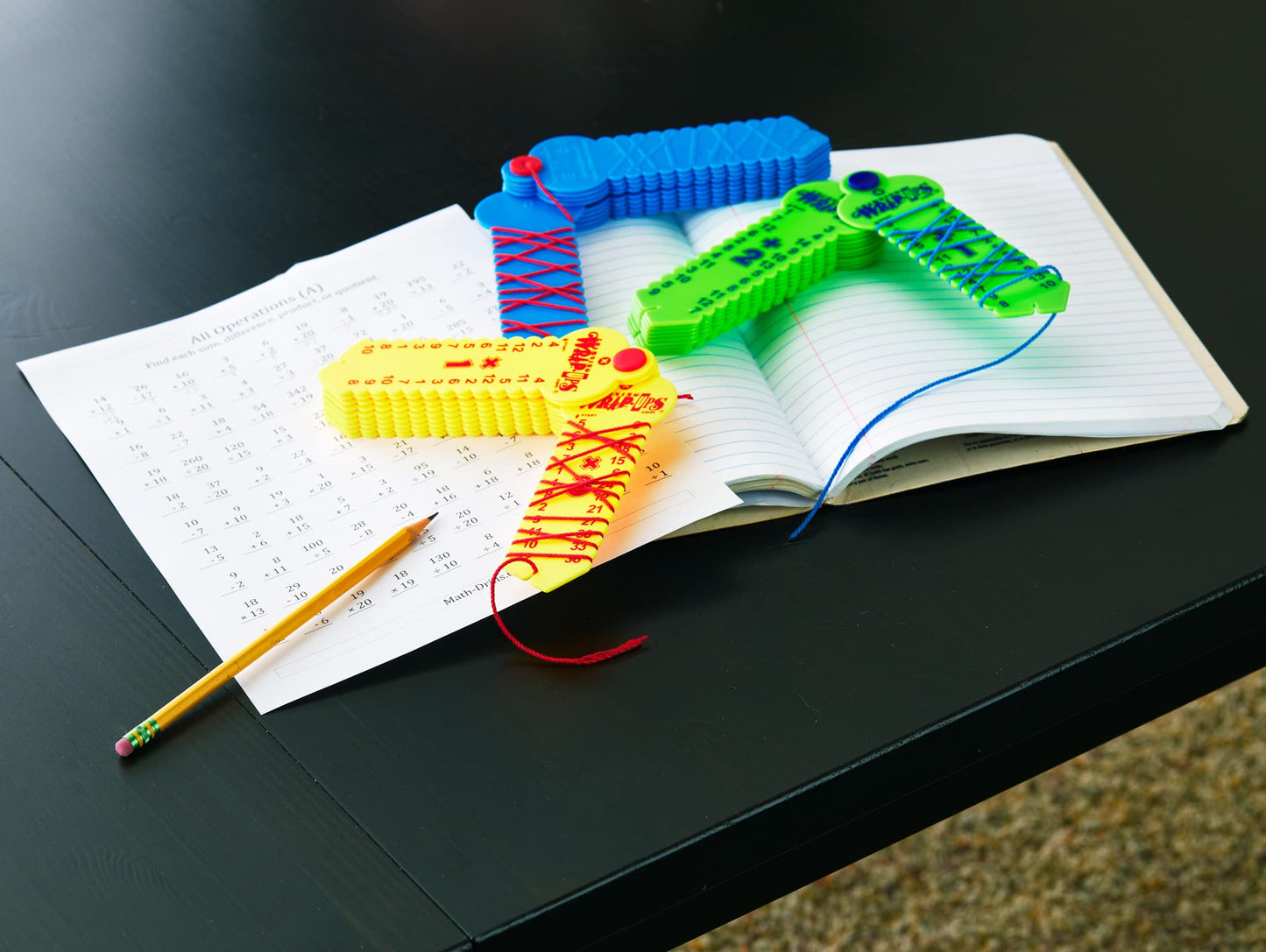 Learning Wrap‑Ups Fraction Center Kit – 5‑Pack of Self‑Correcting Wrap‑Ups, Hands‑On Math Fluency for Centers, Small Groups & Tutoring