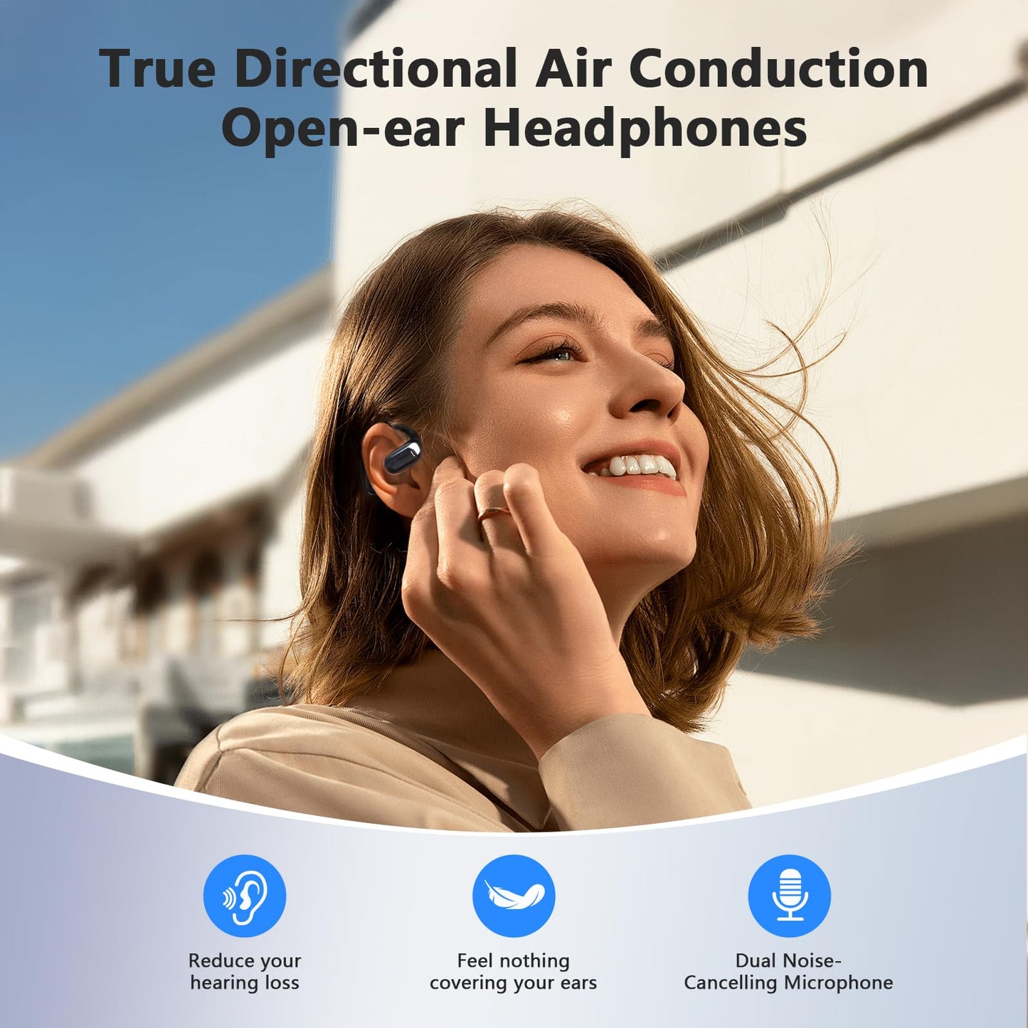 Translation Earbuds Real Time - AI 144 Language Translator Earbuds, Audifonos Traductores Inglés Español, 3-in-1 Translating Device, Translate Ear Buds for Travel Learning with Charging Case Black
