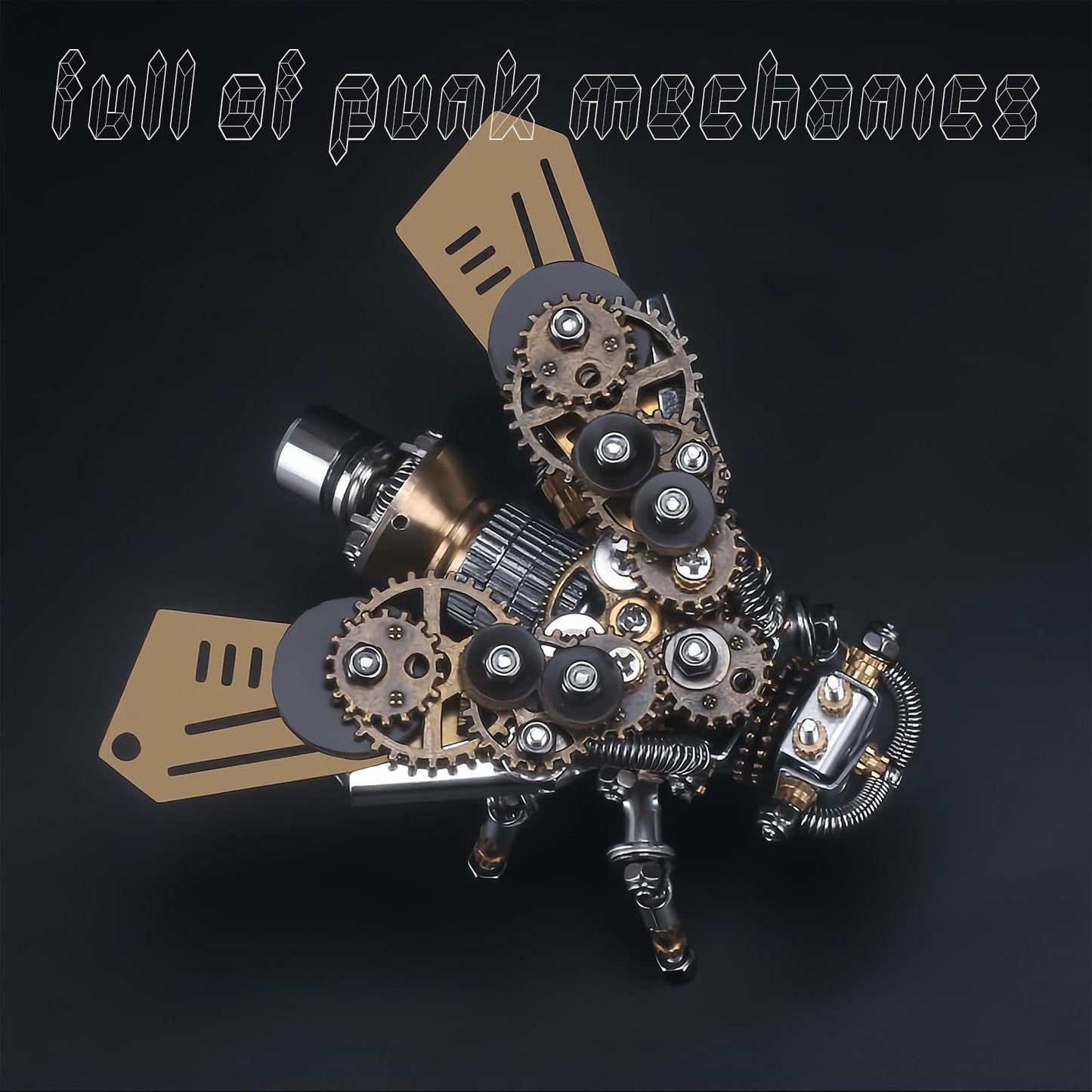 Adult 3D Metal Puzzle, Punk Insect Model Set, 3D Metal Puzzle Mechanical Insect Building Blocks, Fun DIY Assembly, high-end Men's Gifts.