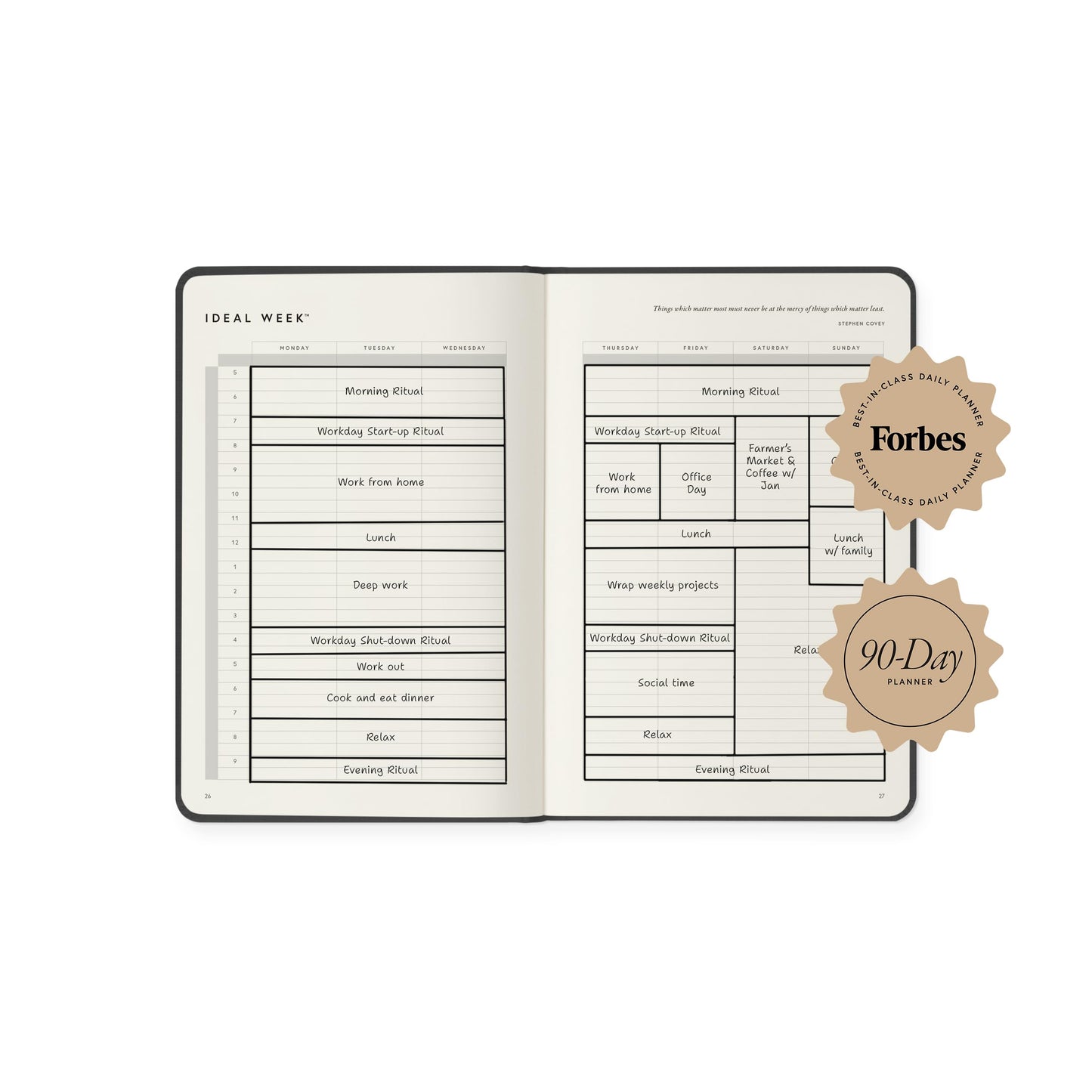 Full Focus Sienna Linen Planner by Michael Hyatt - The #1 Daily Planner to Set Annual Goals, Increase Focus, Eliminate Overwhelm, and Achieve Your Biggest Goals - Hardcover