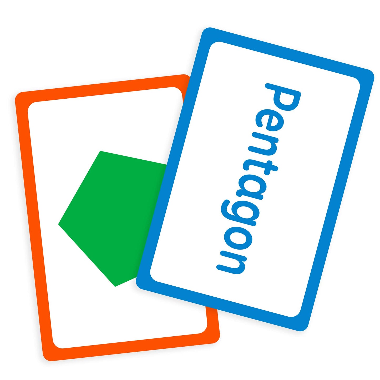 BAZIC Products Colors and Shapes Flash Cards, 36 Cards, Ages 3+, Case of 72