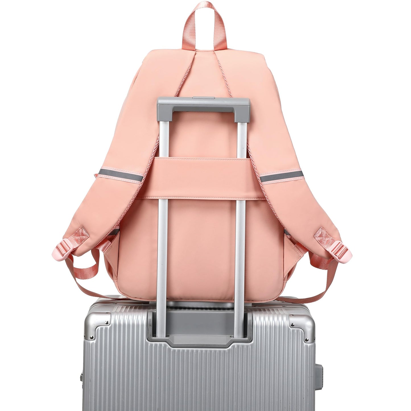 abshoo School Backpack for Girls Bookbag with Lunch Bag Teen Girls School Bag Travel Daypack (Peach Pink)
