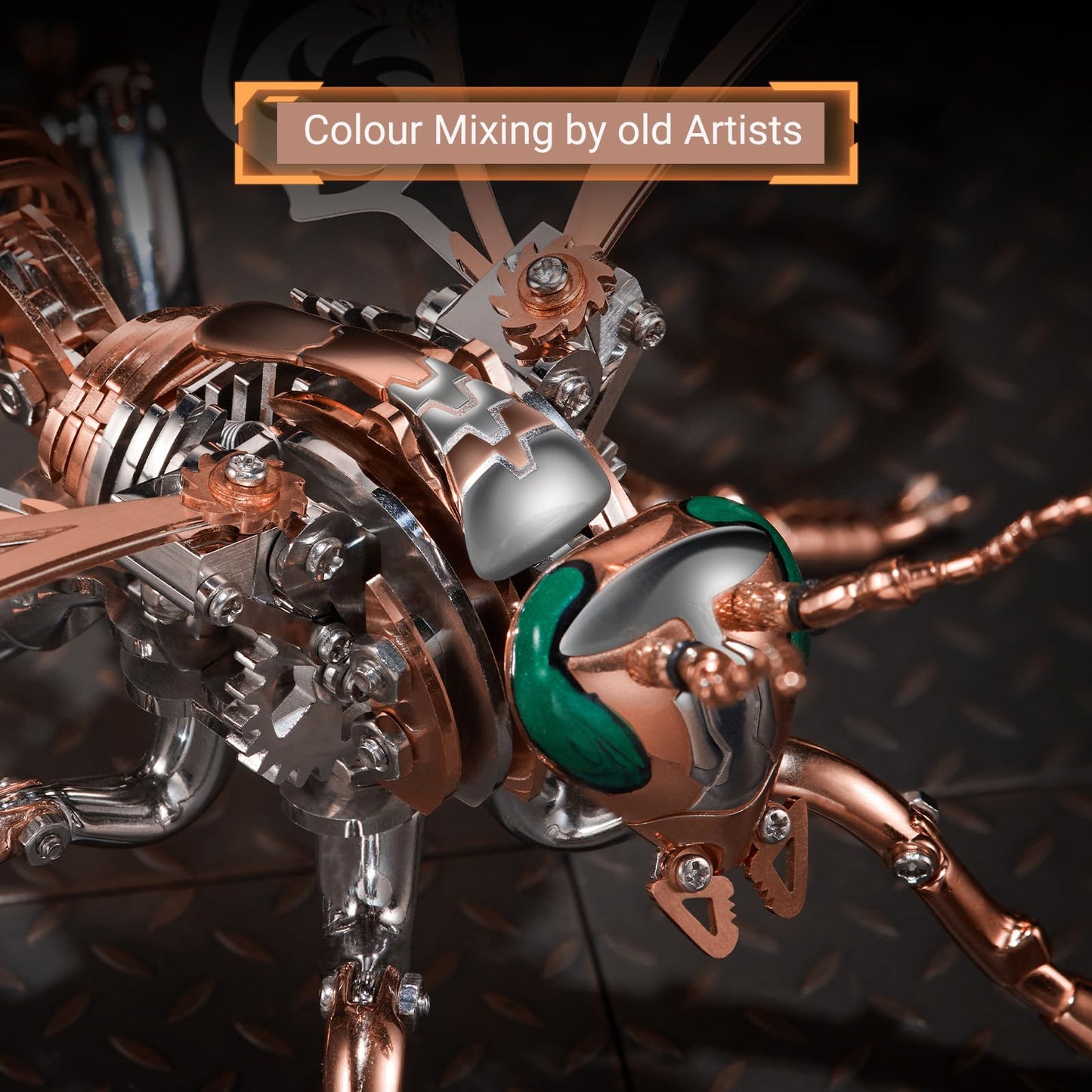 3D Metal Wasp Puzzles for Adults Model Kits Mechanical Building Blocks Difficult DIY Assembly for Men