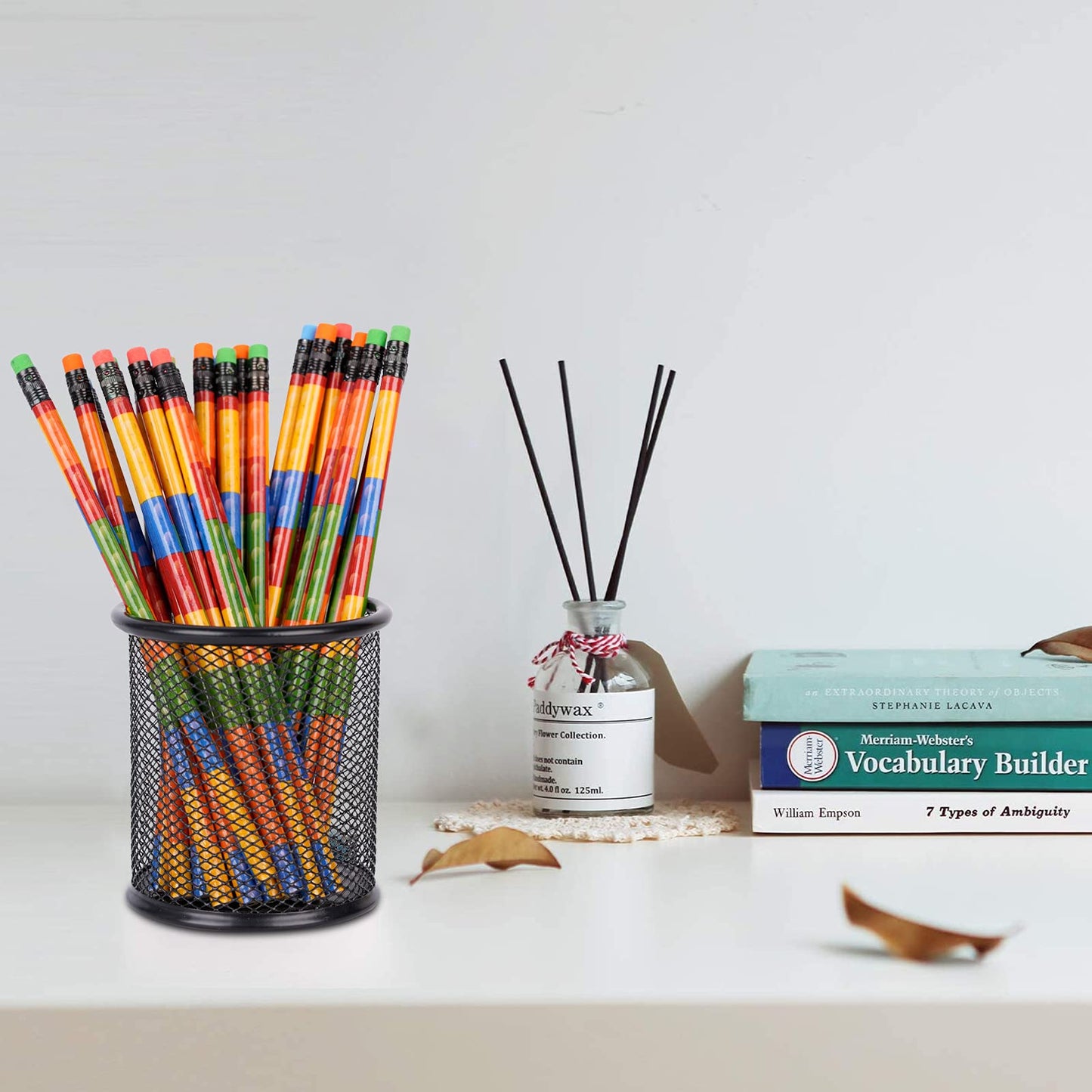 Kolewo4ever 200 Pieces Building Block Wood Pencils Colorful Round Pencils with Top Erasers Students Birthday Goody Bag Bulk Filler for Exams School Office Sketching Learning Activities