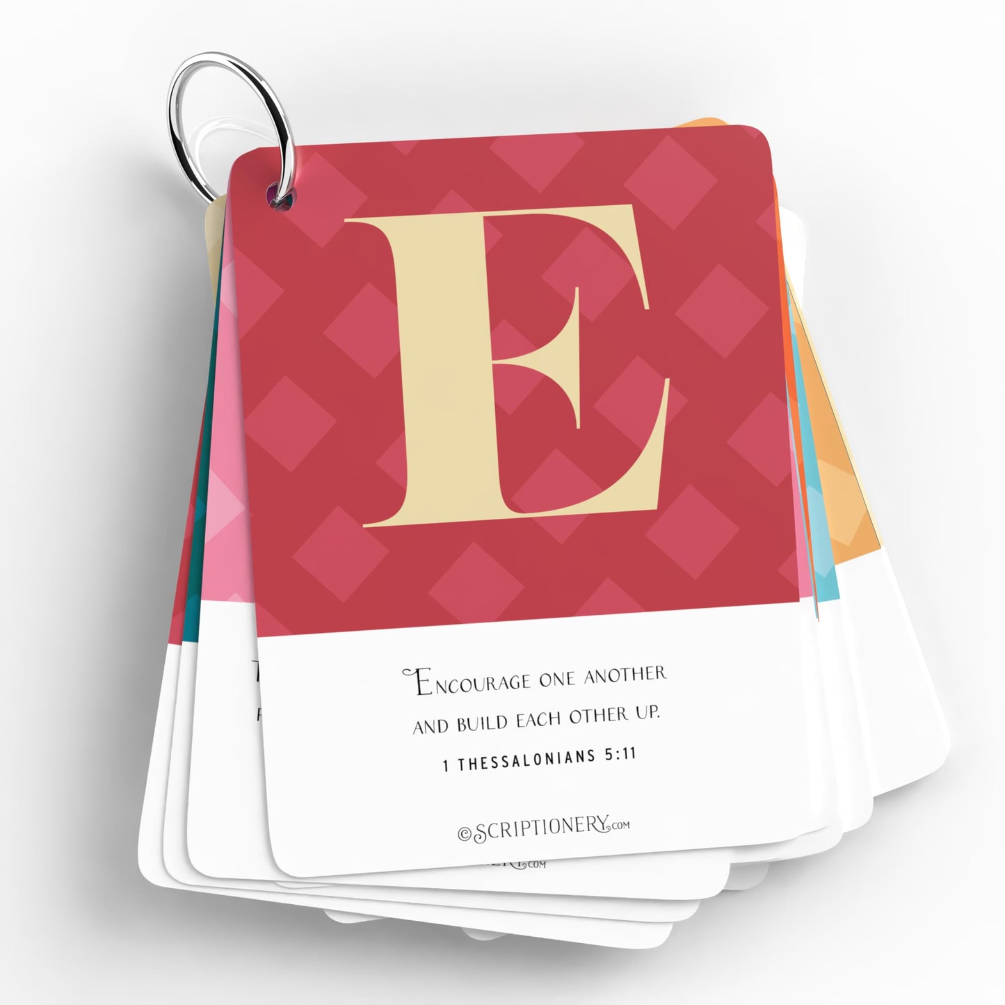 ABC Bible Verse Cards for Kids - Scripture Memory Flash Cards - Alphabet Bible Verses to Memorize A to Z - Christian Homeschool and Sunday School Gift - Scriptionery
