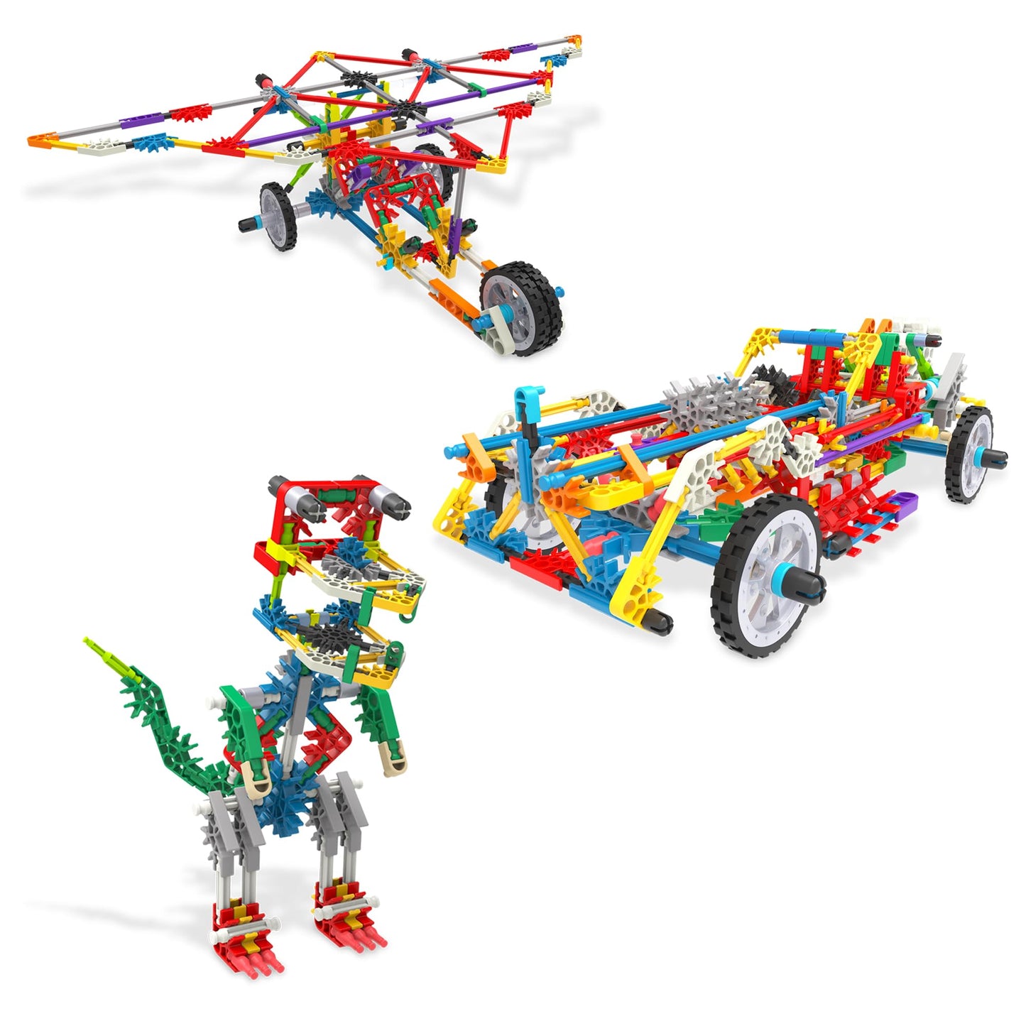 KNEX 80 Model Deluxe Set with Reusable Bag - STEM Building Kit, Kid Construction, Creative Play Toy‚ Ages 8+