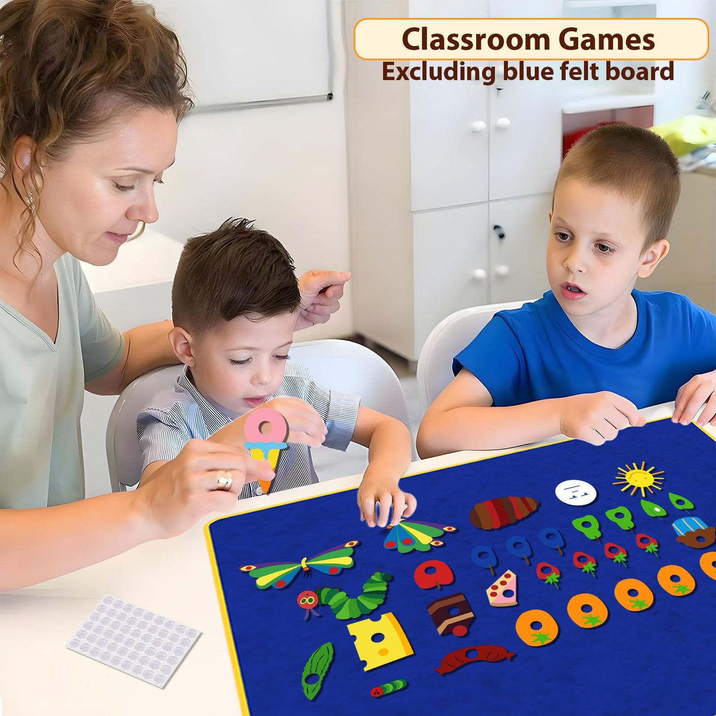 Ai fsem Very Hungry Caterpillar Felt Board Story Sets Preschool Learning Activities Toddler Storytelling Interactive Toys Flannel Board Felt Toys