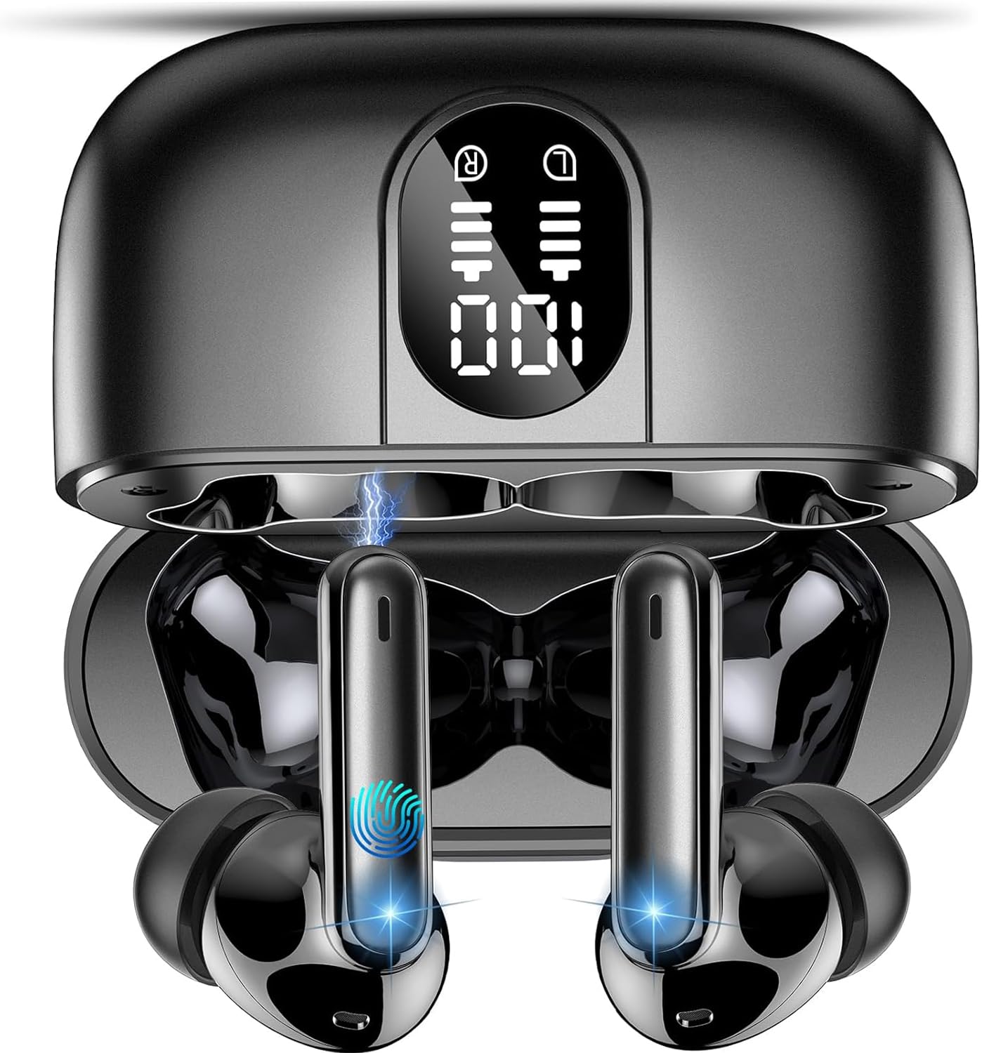 Csasan Translation Earbuds, 3-in-1 Buletooth 5.3 Ai Translator Earbuds Real Time with 5 Translation Modes/164 Languages/No Subscription Required, 48H Headphones Translator for Travel/Business/Leaning