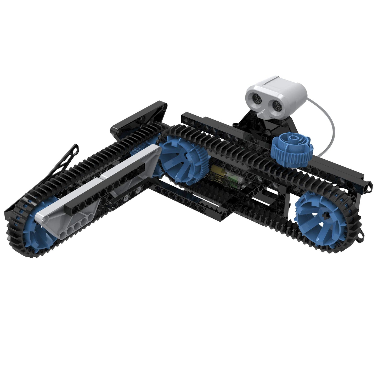 Thames & Kosmos | Robotics Smart Machines: Tracks & Treads | for Kids 8+ | STEM Kit Builds 8 Robots | Color Manual to Help with Assembly | Requires Tablet or Smartphone | Parents' Choice Silver Award