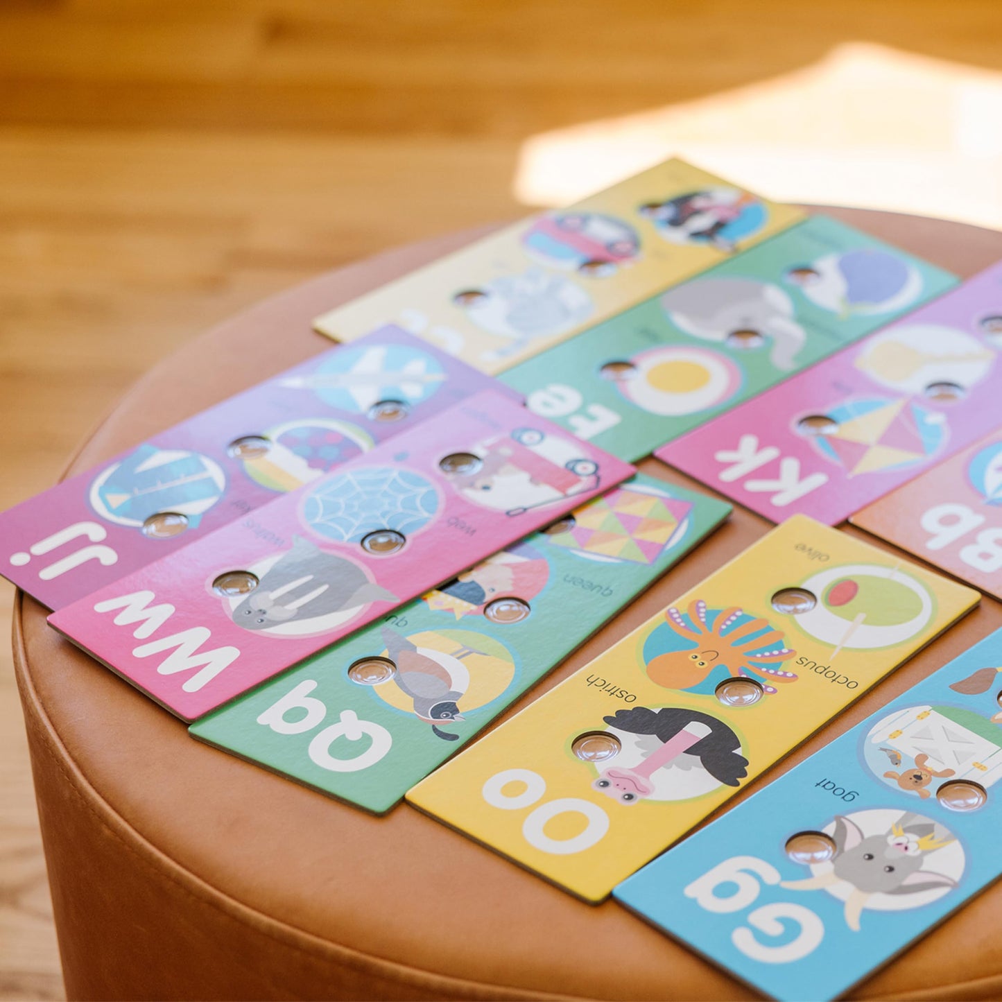 Melissa & Doug Poke-a-Dot! Alphabet Jumbo Learning Cards, 13 Double Sided Interactive ABC Flash Cards, Educational Activities for Toddlers and Preschoolers, Ages 1+