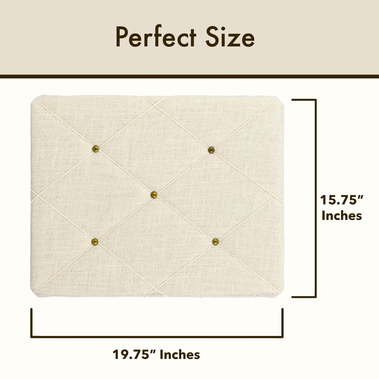 White Burlap Covered with Criss-Cross Twine Bulletin Picture & Memo Board, 19.75 x 15.75
