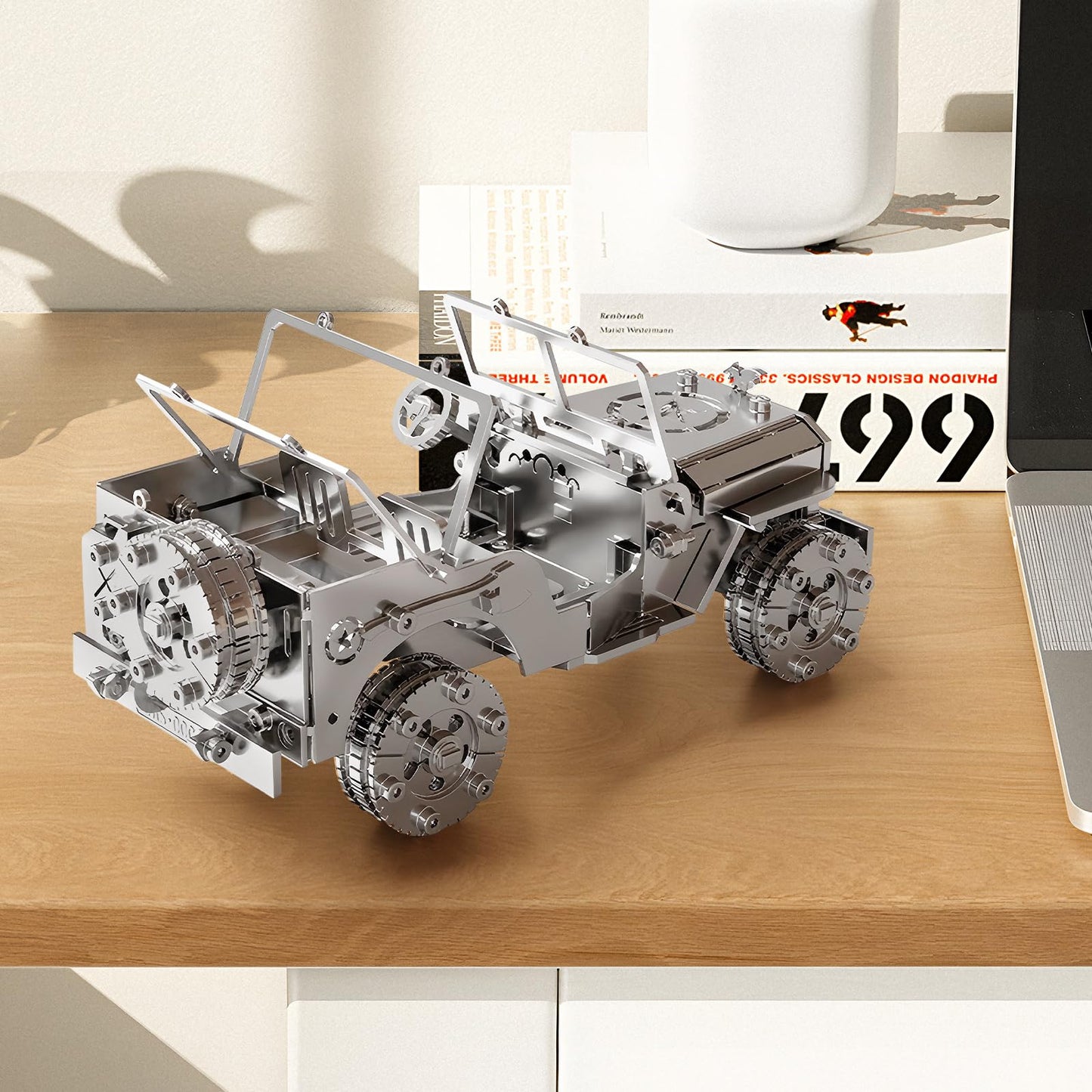 3D Metal Model Kits, Mechanical Iron Blood Car 3D Metal Puzzle,Steel Series DIY Brain Teasers Simple 3D Puzzles Home Decor Art Craft Gifts Toys for Adult