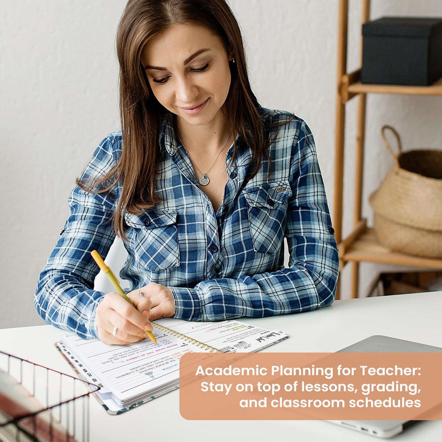 Planner 2026–2027, Weekly & Monthly Academic Organizer for School Year, Jul 2026–Jun 2027, Hardcover Planner with Tabs, Back to School Essential, 6.3" x 8.5", Poodle Garden