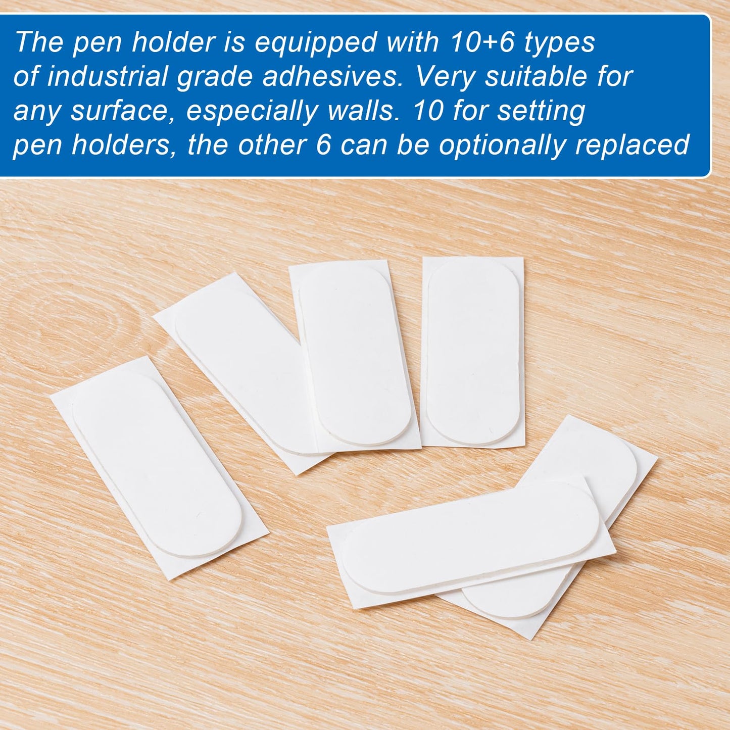 UEHSNI Adhesive Pencil Holders for Desk,Silicone Flexible Pen Holder for Wall, Office, School,Home,Classroom Must Haves,Teacher Essentials Accessories,Desk Organizer (20, Multi-colour combinations)