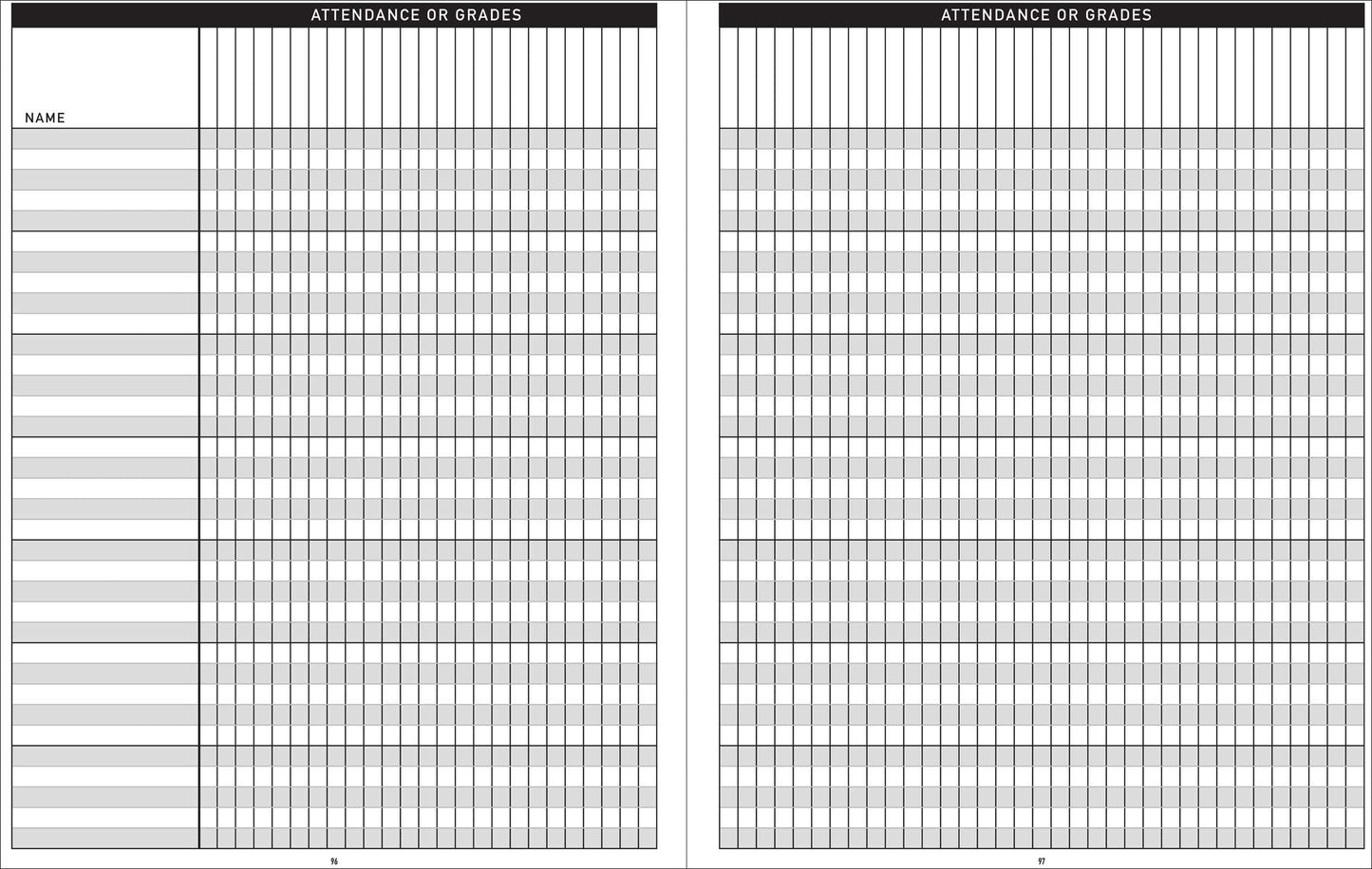 Floral Teacher's Lesson Planner