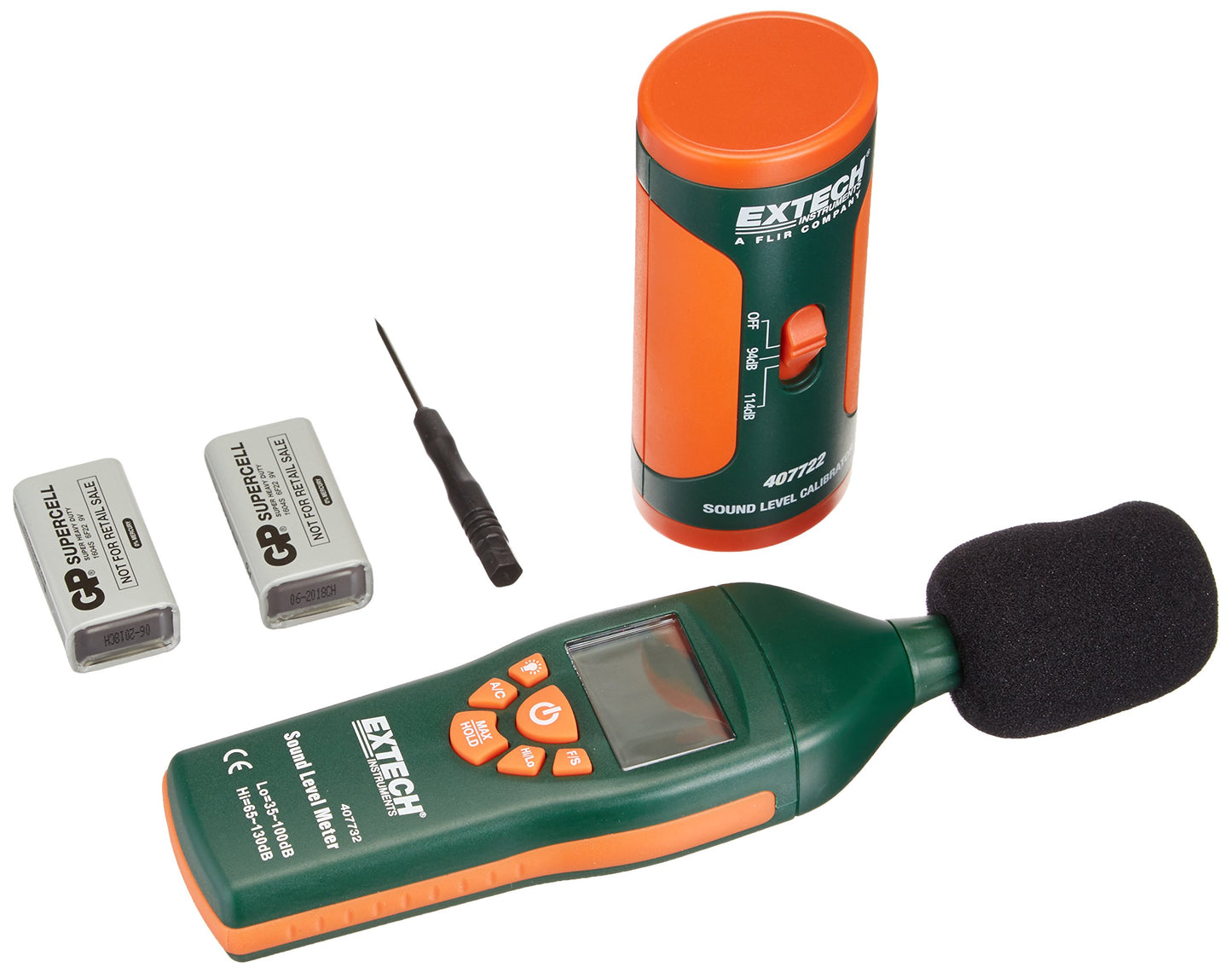 Extech 407732-KIT Low/High Range Sound Level Meter Kit