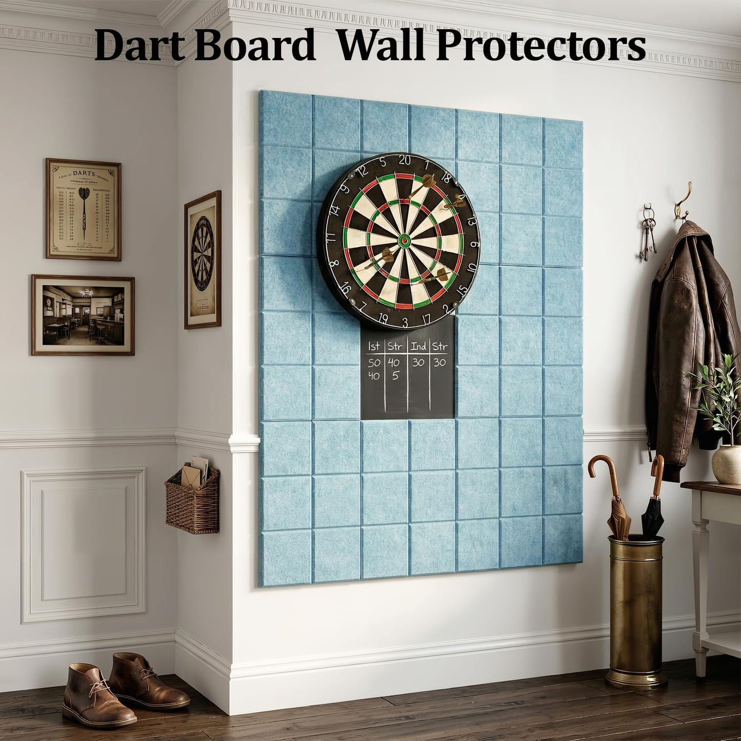 Large Felt Bulletin Board for Walls: 12-Pack Black Cork Board Alternative 11.8x11.8 Inch Peel and Stick Pin Board Wall Decor for Home Organization, Office Memo Board, Self-Adhesive Wall Tiles