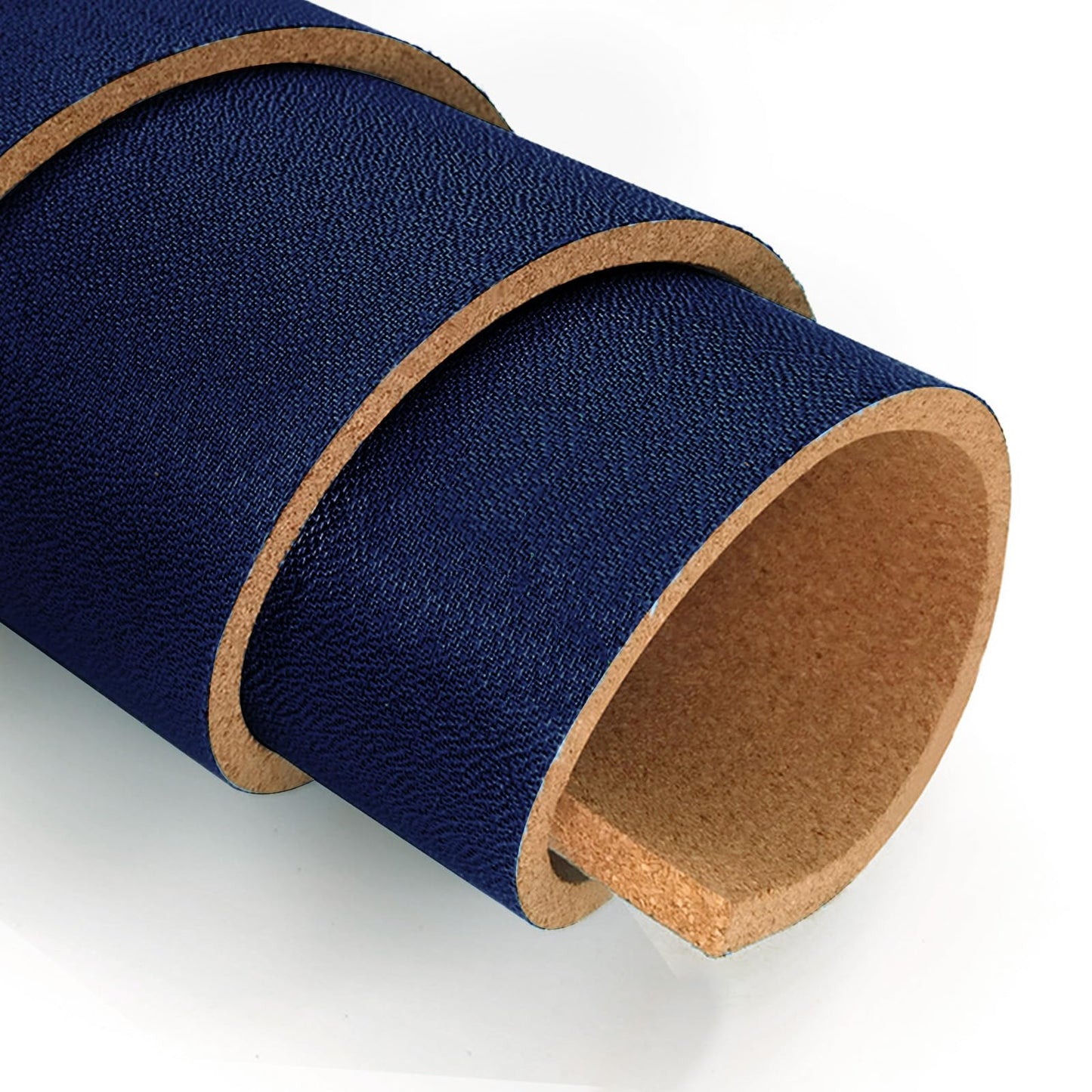 96"x48" Cork Board Roll with Linen Dark Blue - 1/4" Thick 4'x8' Frameless Natural Corkboard for Walls Pictures Photo Vision Prayer, ZHIDIAN Large Decorative Bulletin Board for Home Office School