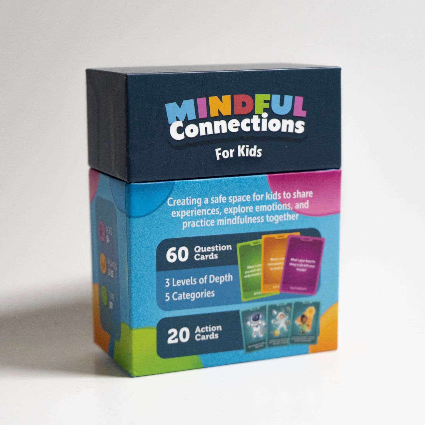 Mindful Connections for Kids – 80 Fun Conversation and Activity Cards to Build Emotional Intelligence and Social Skills, Created by Doctors, Ideal for Families, Therapists, and Classrooms, Ages 5+