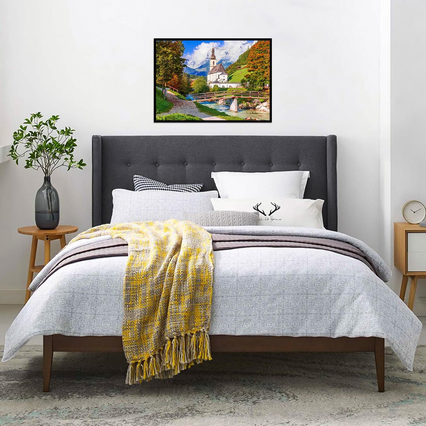 MBOQIU 1000 Piece Puzzle for Adults - Green Wheat Fields Puzzles for Adults 1000 Pieces, Letters on Back, Artwork by Van Gogh Jigsaw Puzzle, Challenging Puzzles for Teens Seniors - 27.6 x 19.7 inches