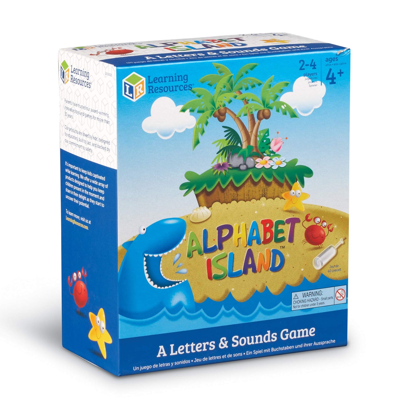 Learning Resources Alphabet Island a Letter & Sounds Game - Montessori ABC Toys, Learn to Read, Phonics for Toddler , Writing Practice, Board Game, Homeschool Supplies, Educational Activity